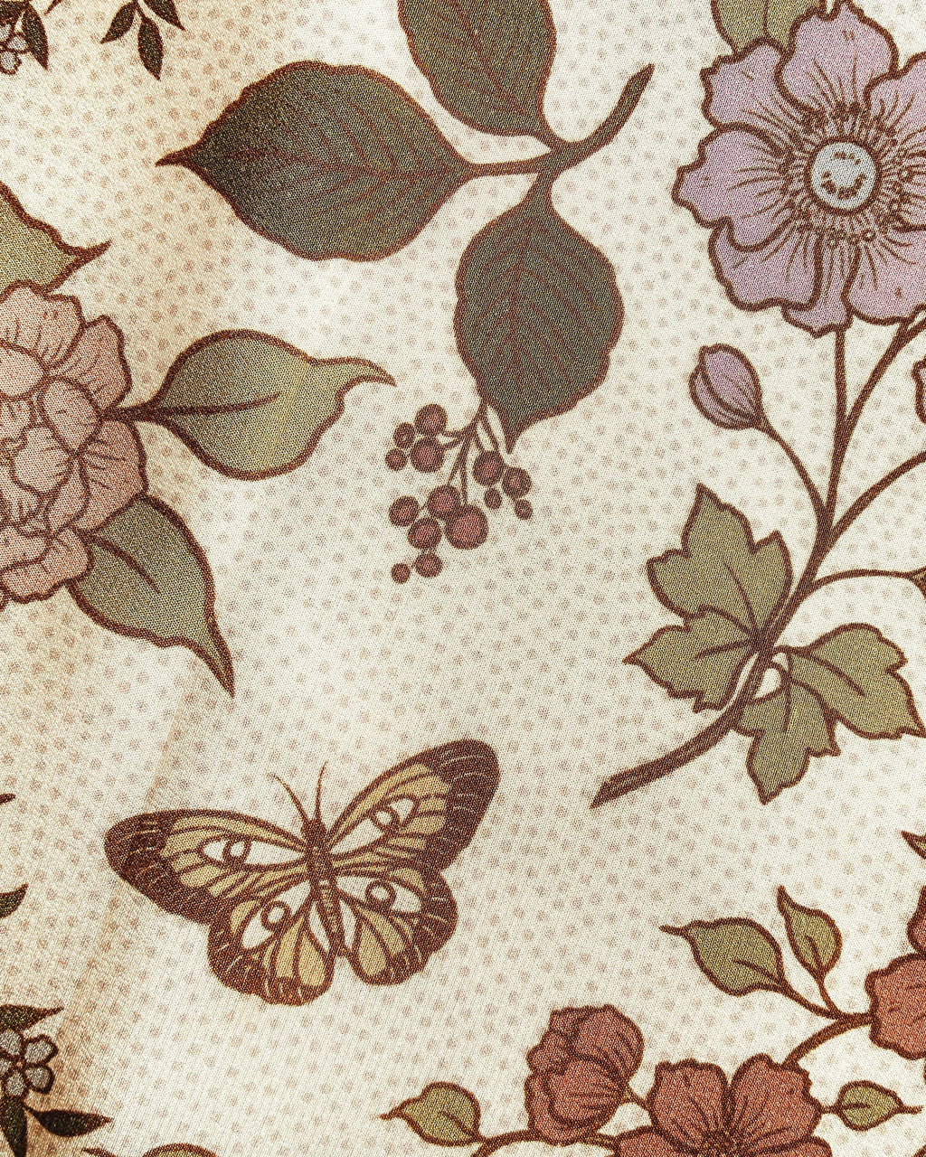 Flora West Design- 100% Silk Bandana Western Floral & Butterfly  – 23” Square
