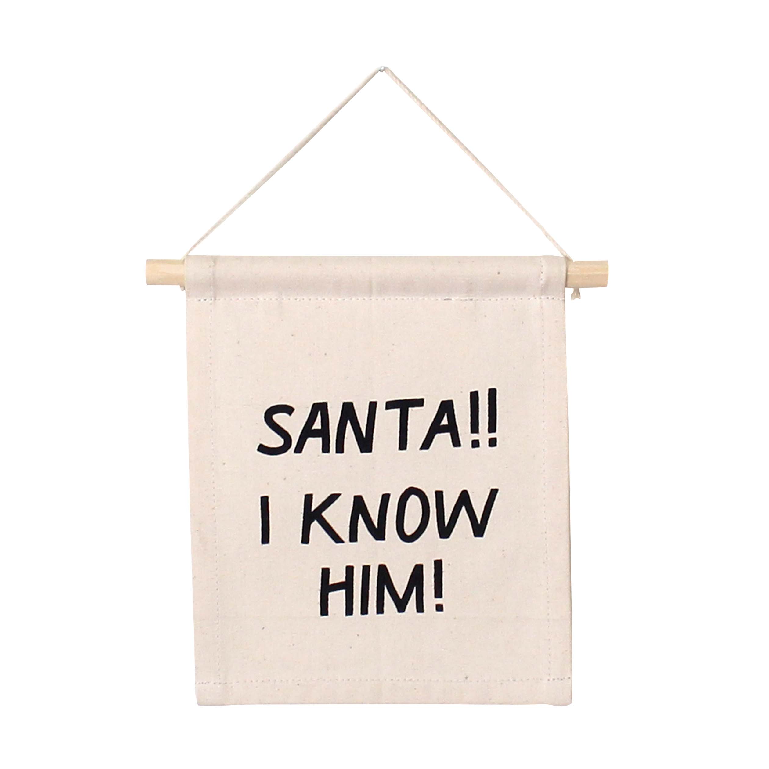 Imani Collective- Santa I know him hang sign