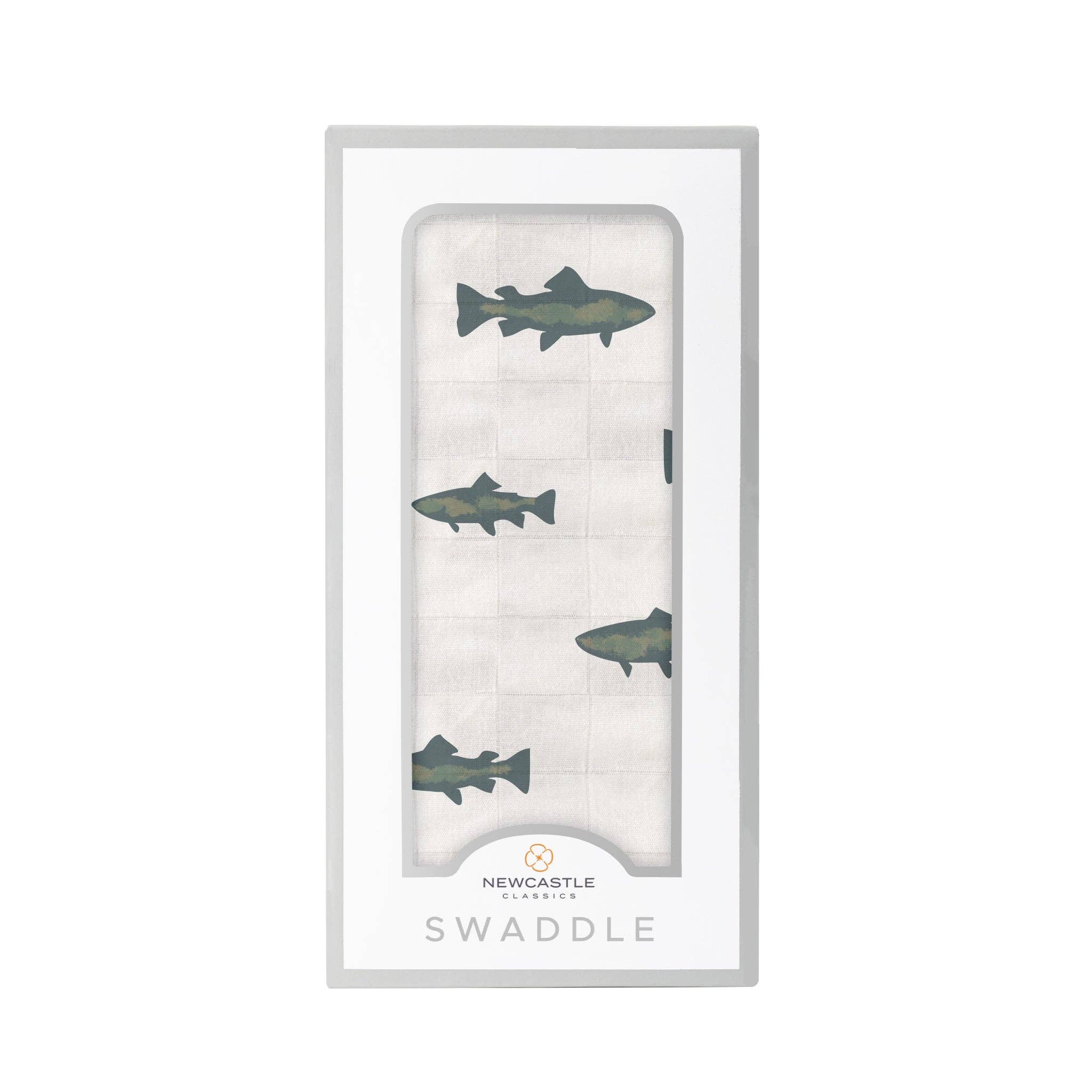 Newcastle Classics- Gone Fishing Swaddle