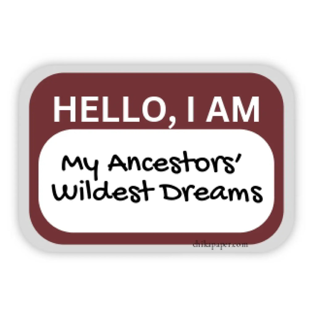 Chika Paper Studio- Ancestors Sticker