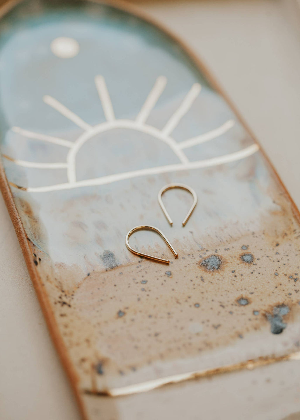 Hello Adorn- Tiny Horseshoe Earrings | 14kt Gold Fill + Sterling Silver