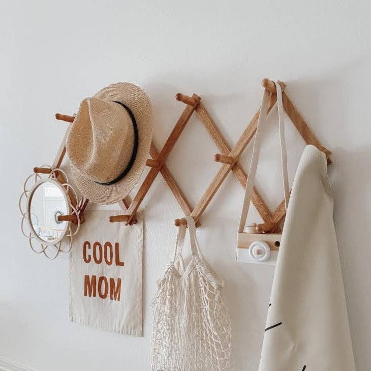 Imani collective- 'Cool Mom' Hand-Sewn Canvas Wall Banner