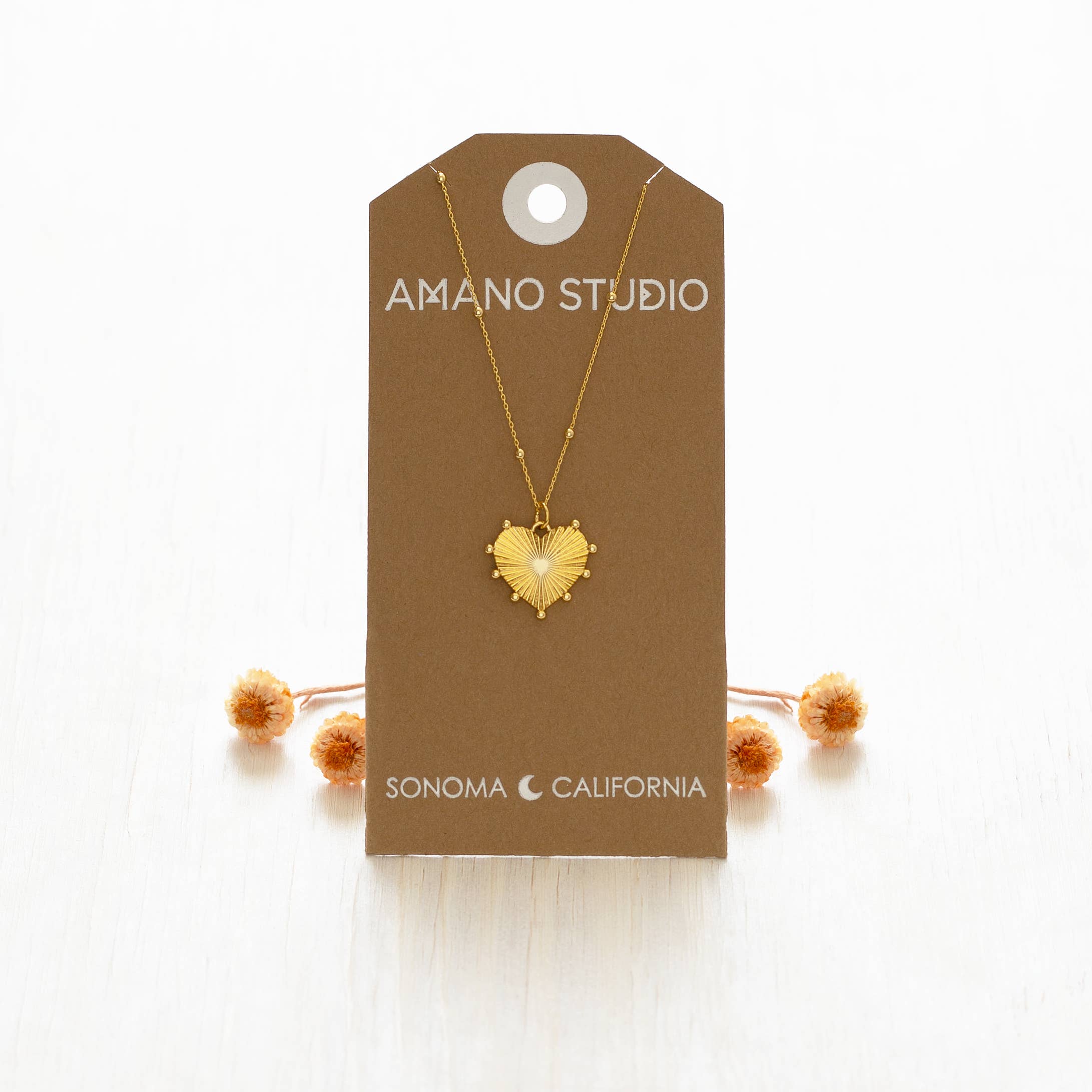 Amano Studio- Renaissance Heart Pendant Necklace