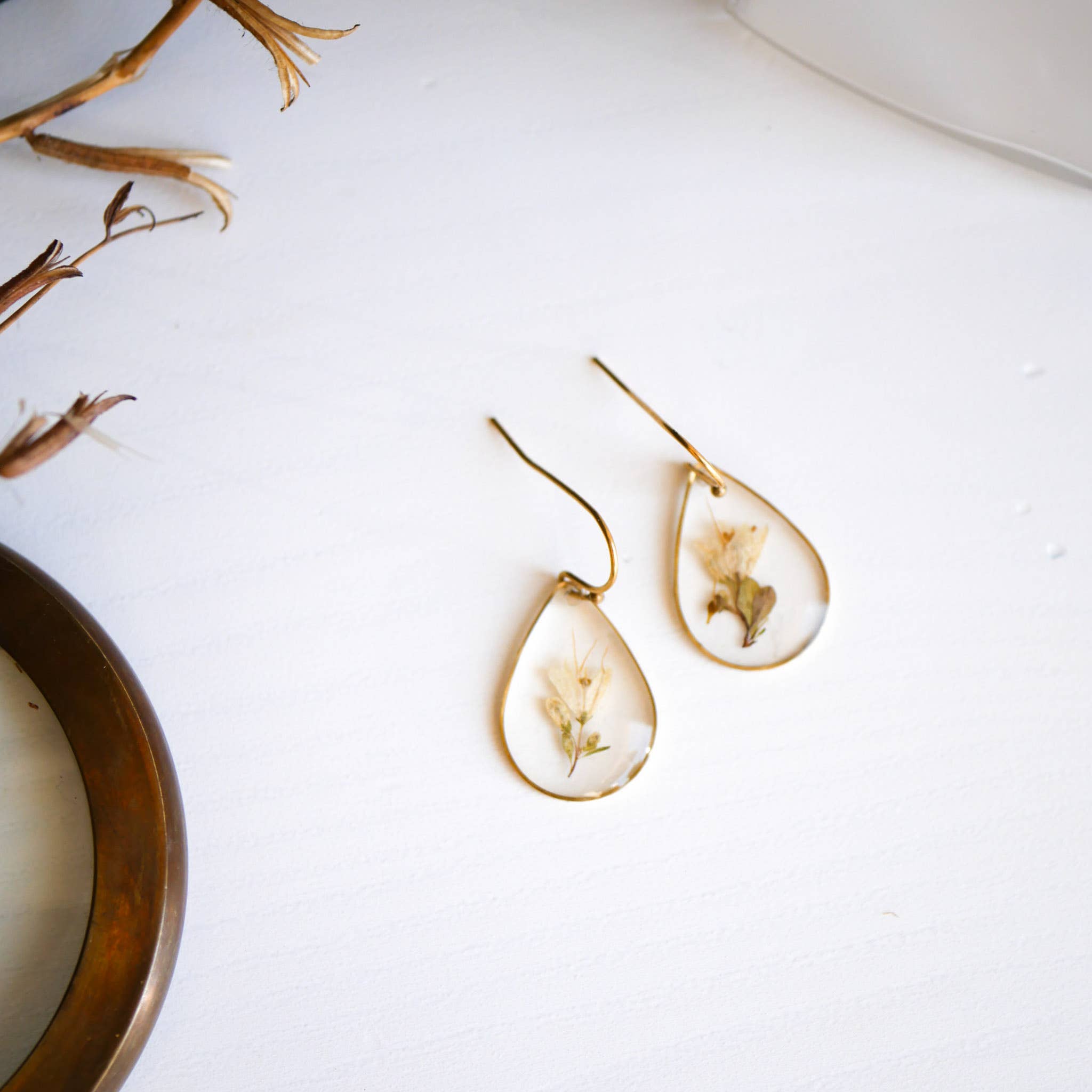 Seed & Soil- Dew Drop Earrings