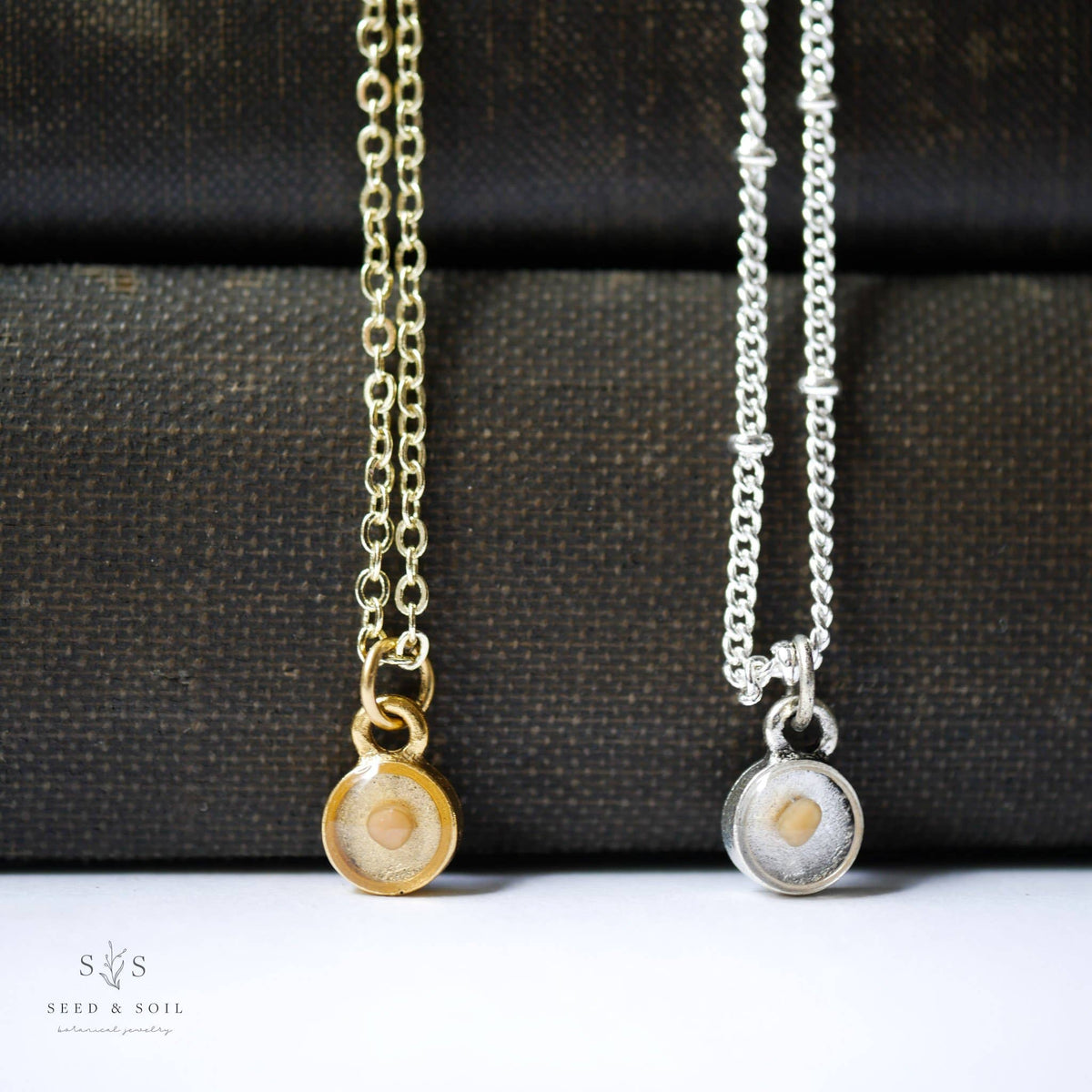 Seed & Soil- Tiny Mustard Seed Necklace