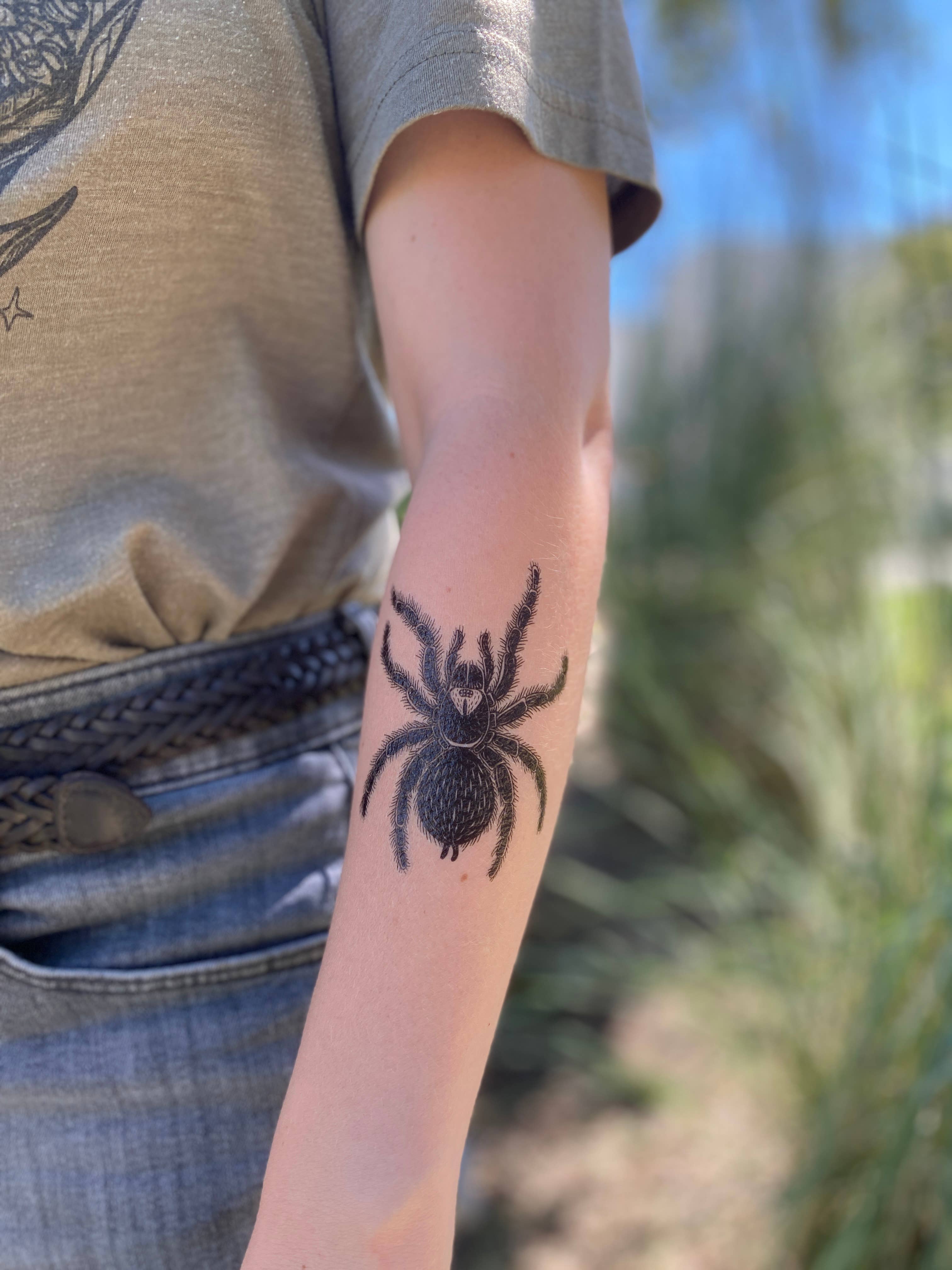 NatureTats- Tarantula Temporary Tattoo