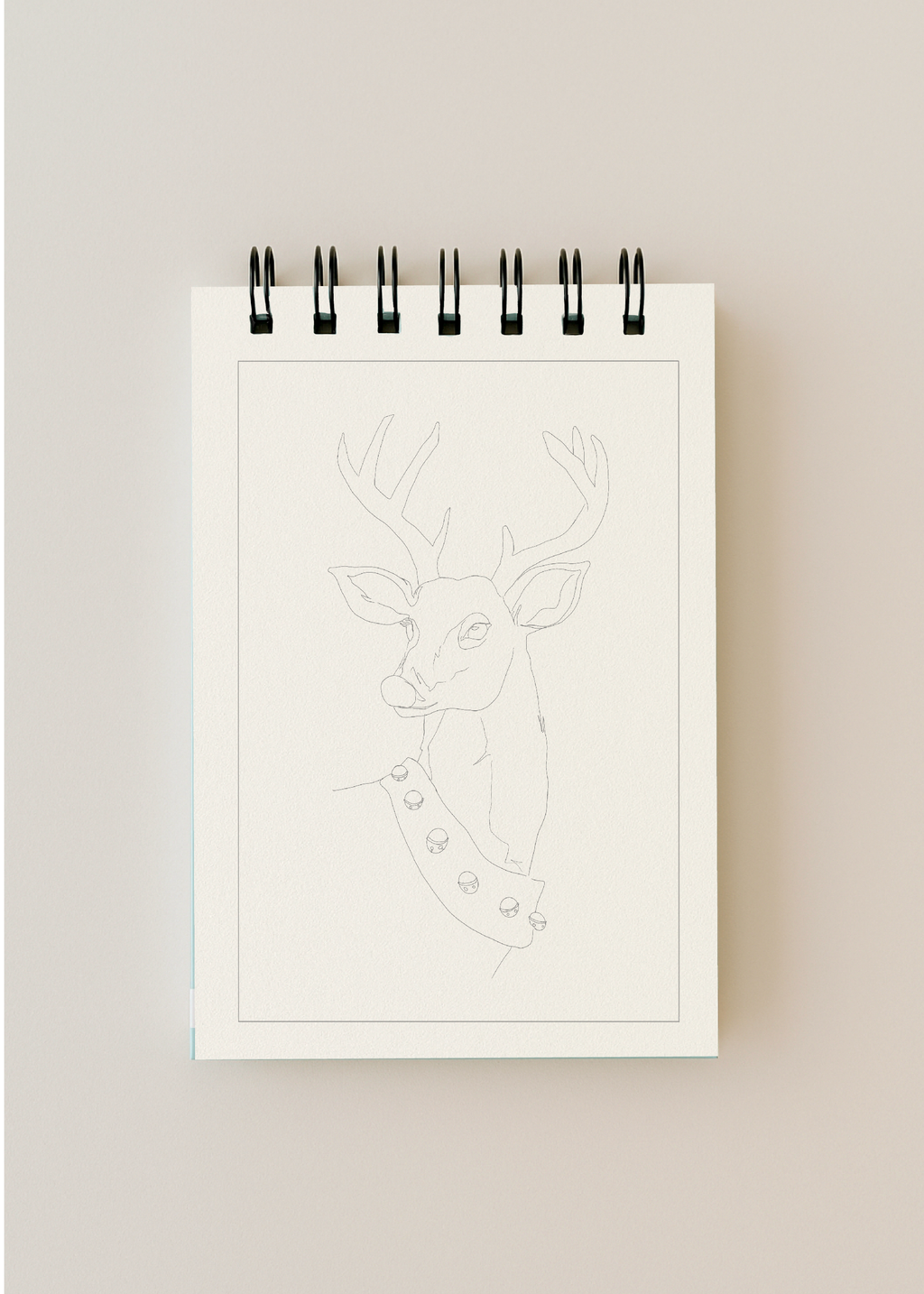 bailey rae studio- A little bit of christmas - mini watercoloring book