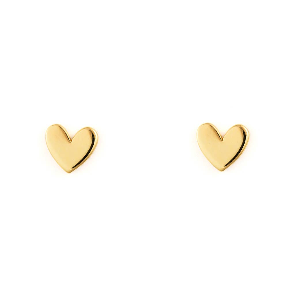 Bronwen Jewelry- Heart Post Earrings