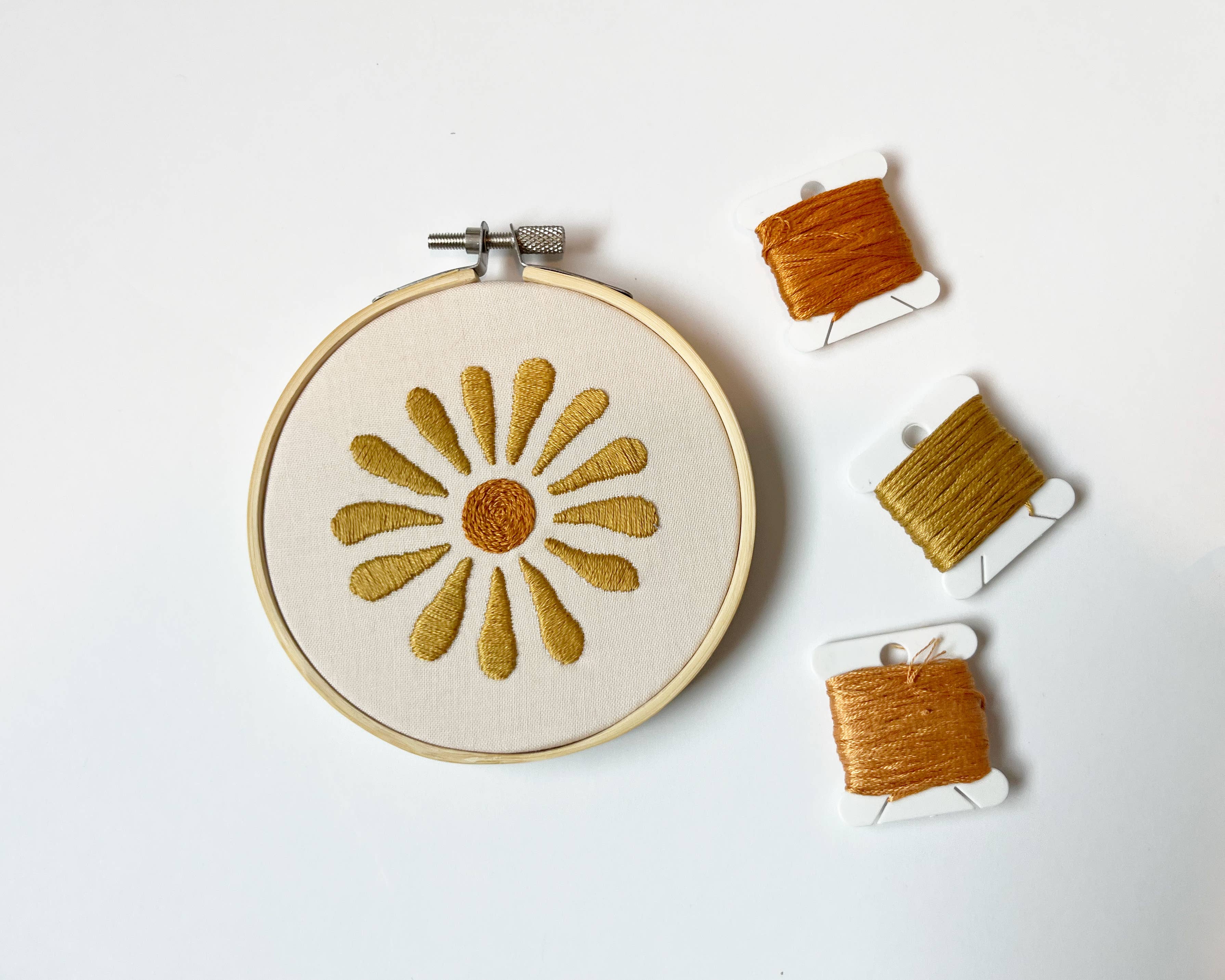 Urbann Nest- Abstract Floral Embroidery Kit