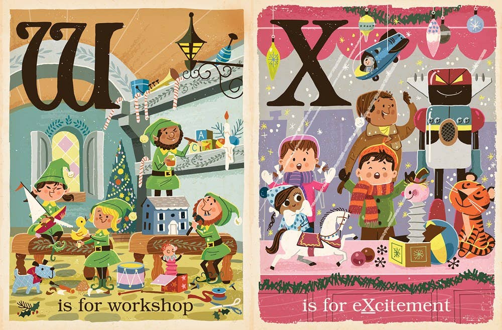 Gibbs Smith- S is for Santa: A Christmas Alphabet