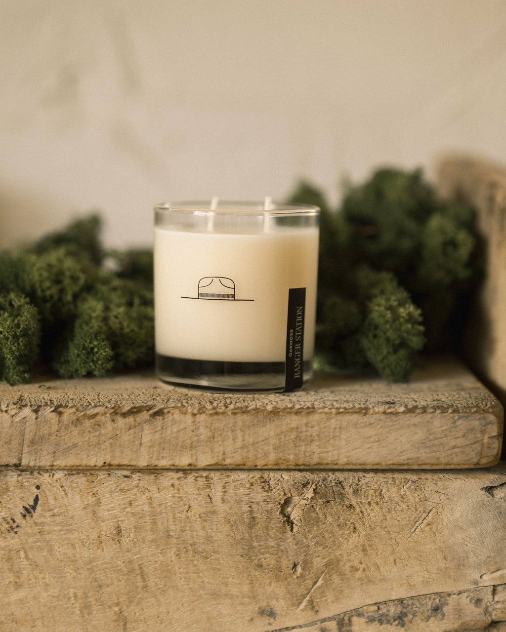 Ranger Station- Oakmoss Candle: 11 oz Rocks Glass