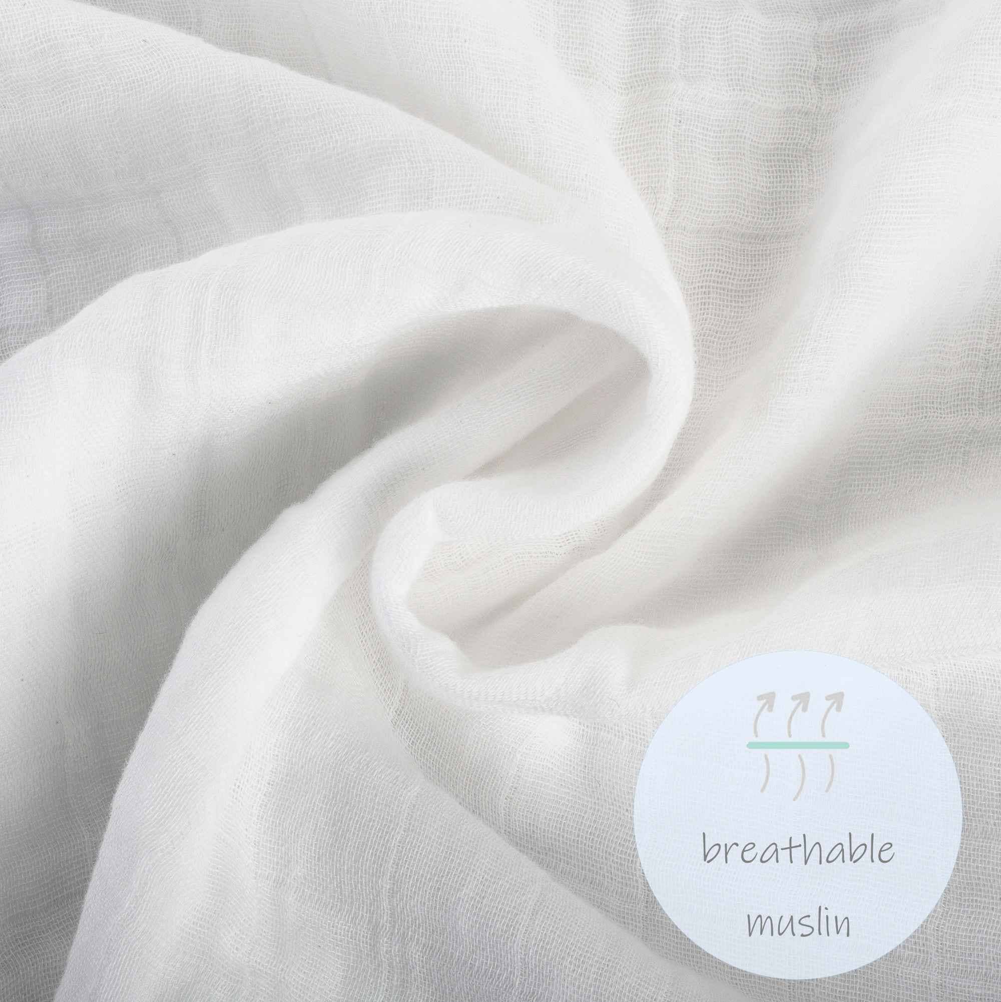 LollyBanks- Tulip Garden Baby Muslin Swaddle Blanket