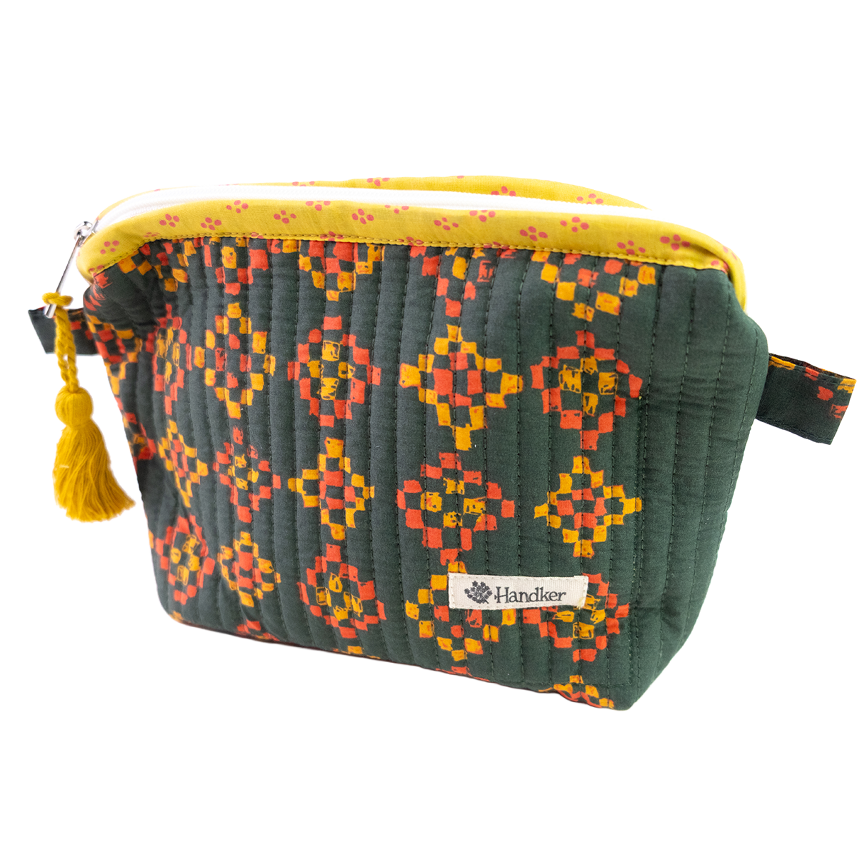 Handker- Royce Quilted Zipper Pouch