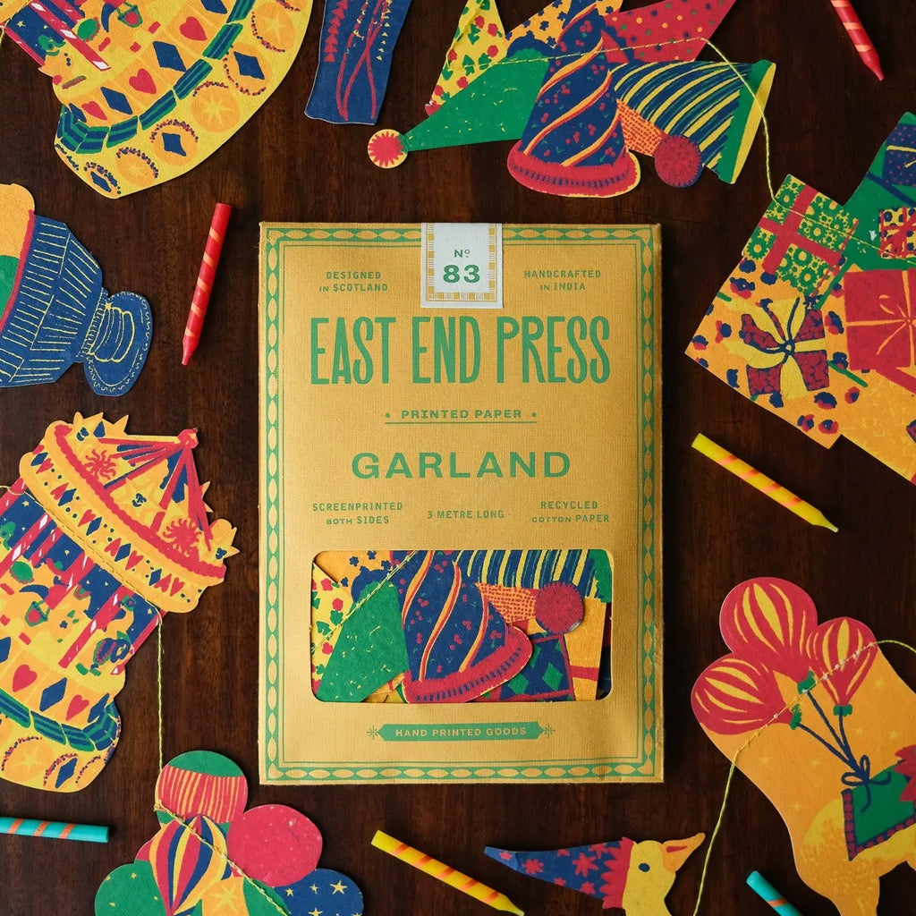 East End Press- Birthday Party Sewn Garland