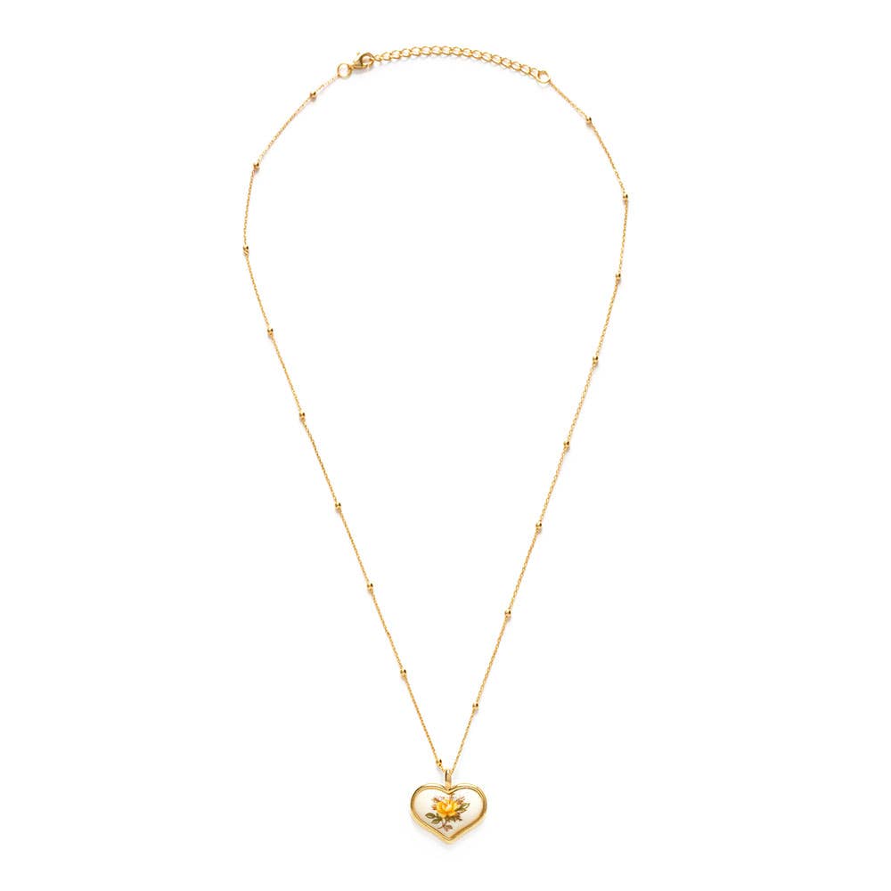 Amano Studio- Vintage Heart Cameo Necklace