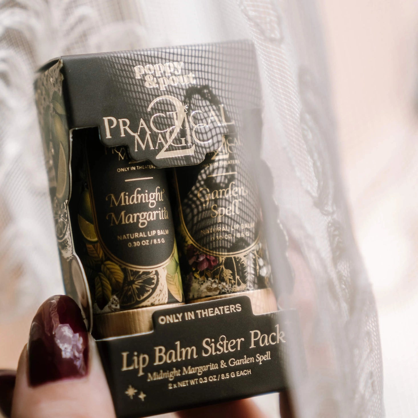 Poppy & Pout- Practical Magic 2 Limited Edition, Gift Set, Lip Balm Sister Pack