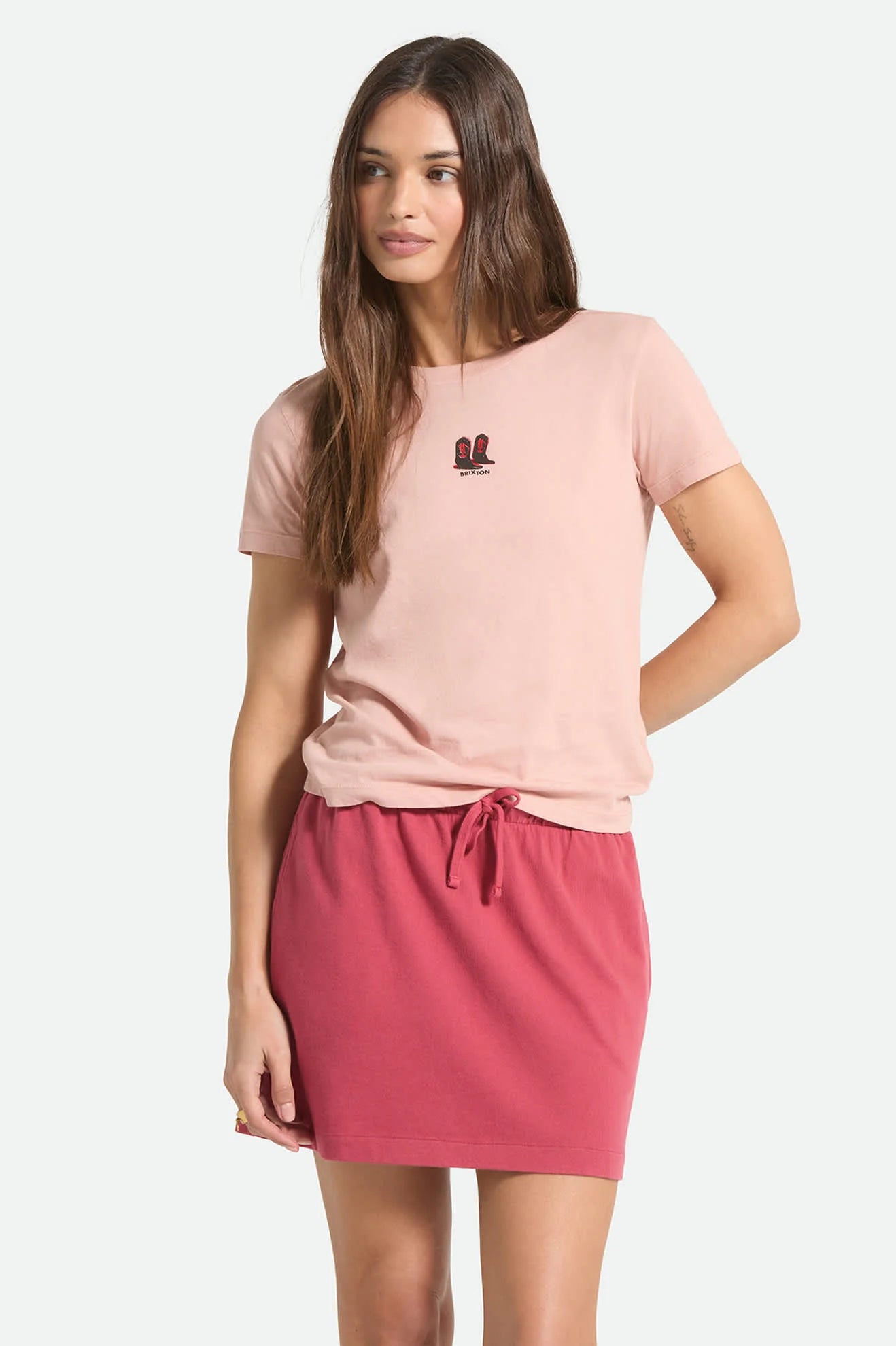 Brixton- Two Boots Slim Crew T-Shirt