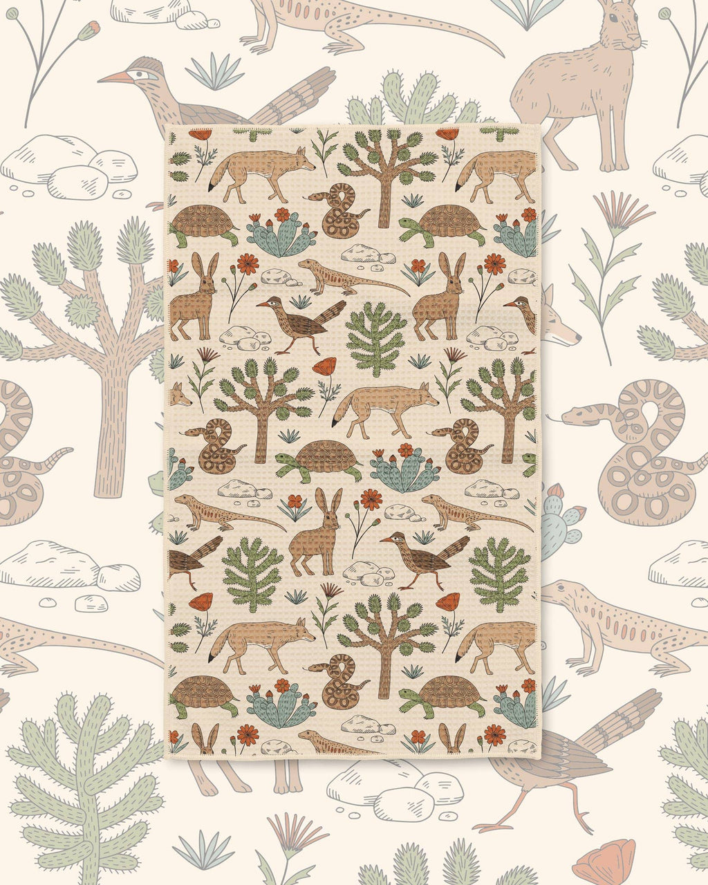 Trek Light- Kitchen Tea Towel Quick Dry | Joshua Tree