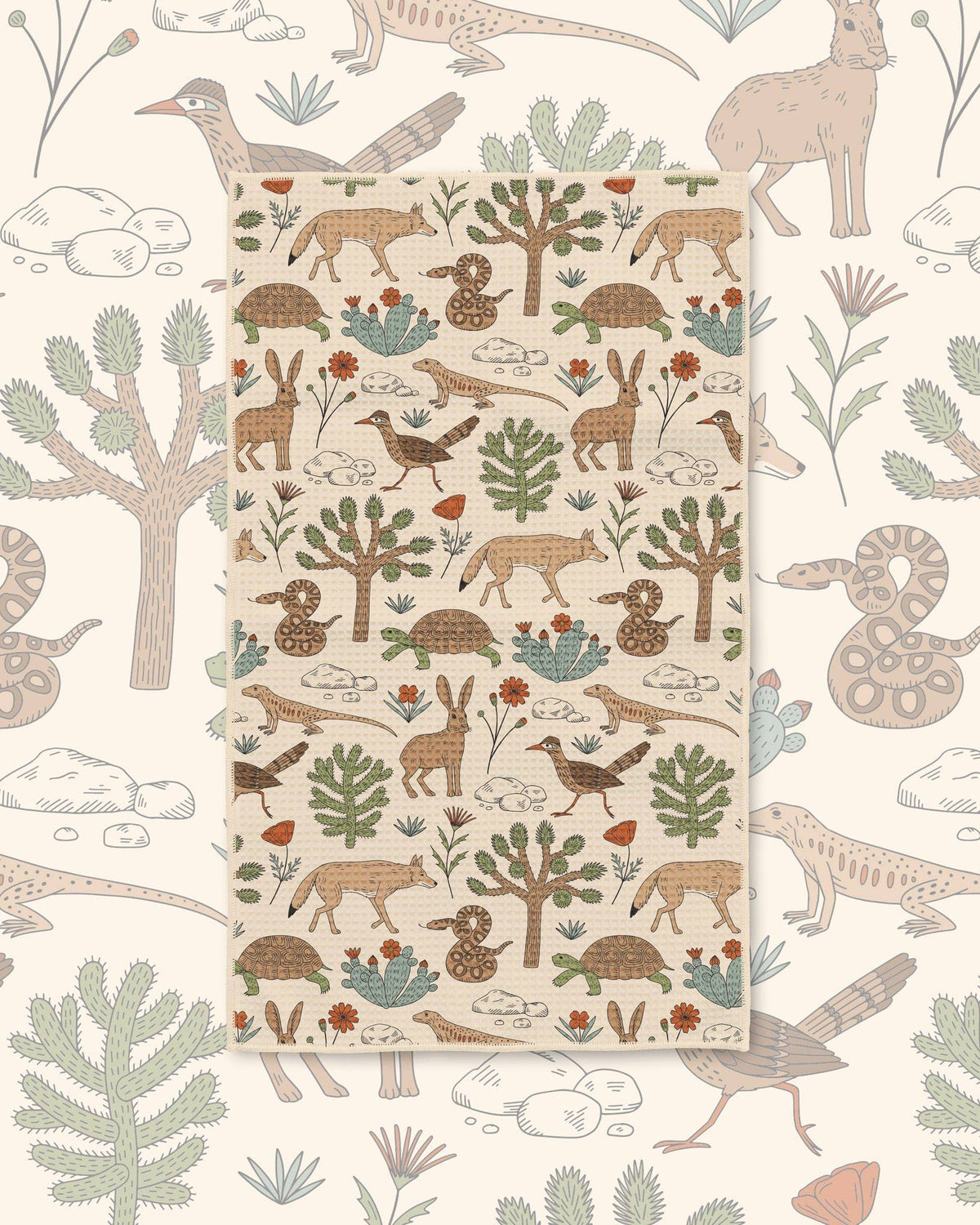 Trek Light- Kitchen Tea Towel Quick Dry | Joshua Tree