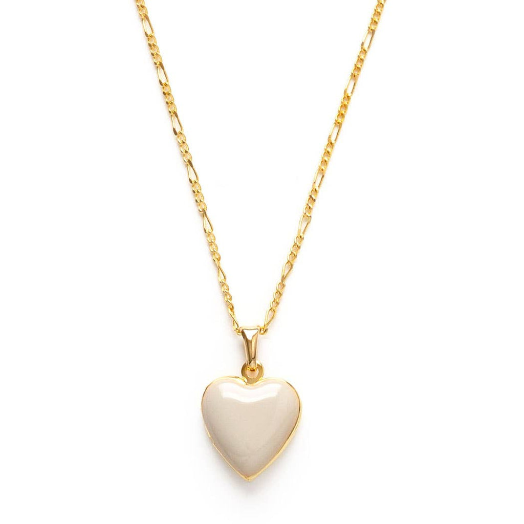 Amano Studio- Small Heart Enamel Locket