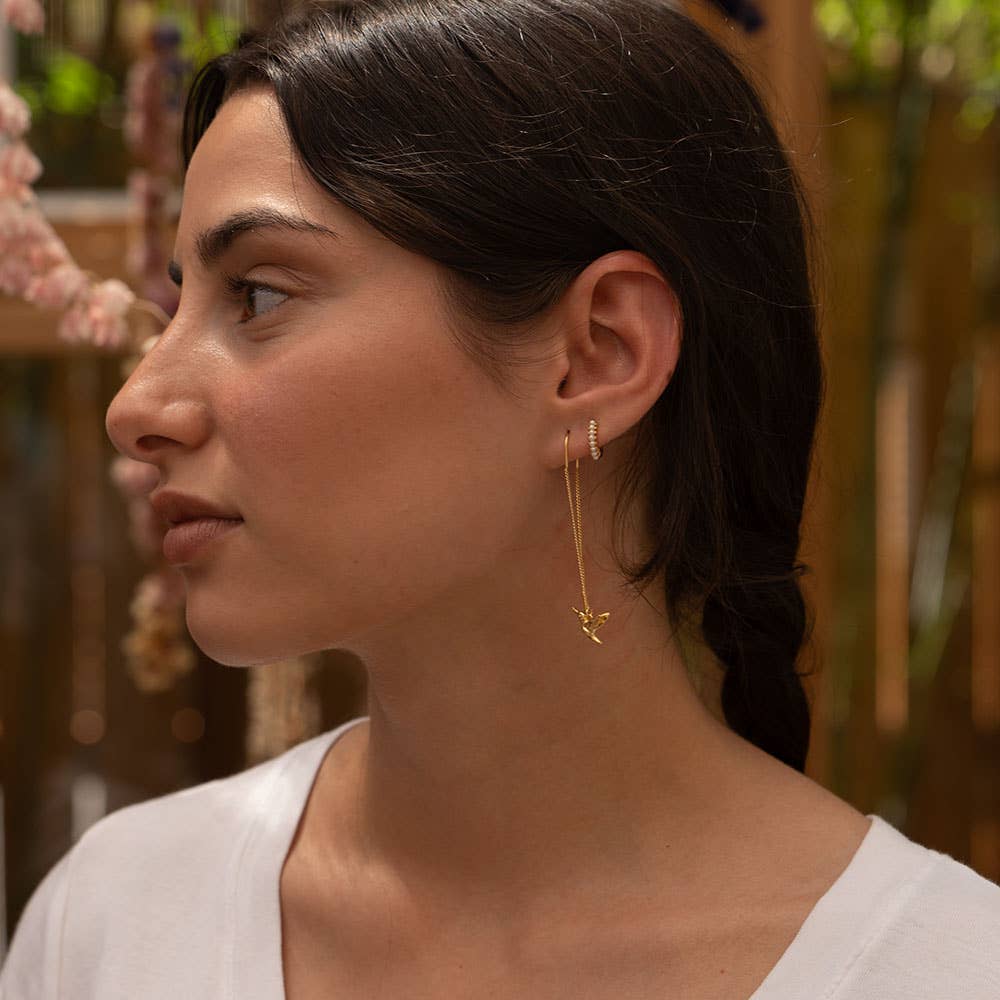 Amano Studio- Hummingbird Threader Earrings