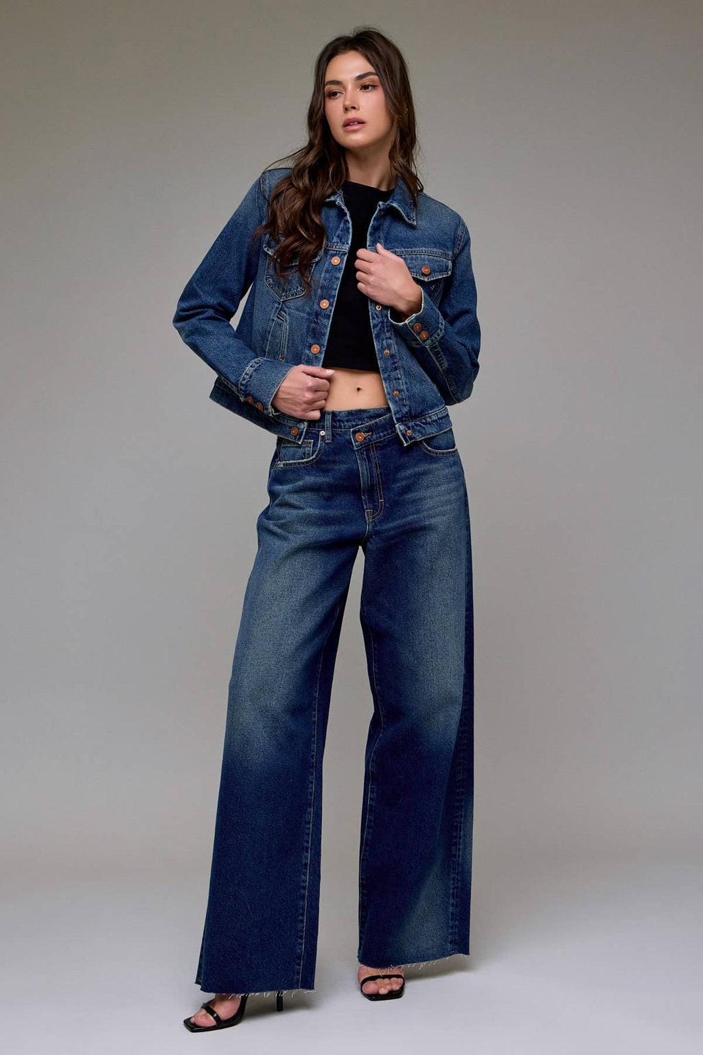 Hidden Jeans- Dark Wash Classic Trucker Jacket