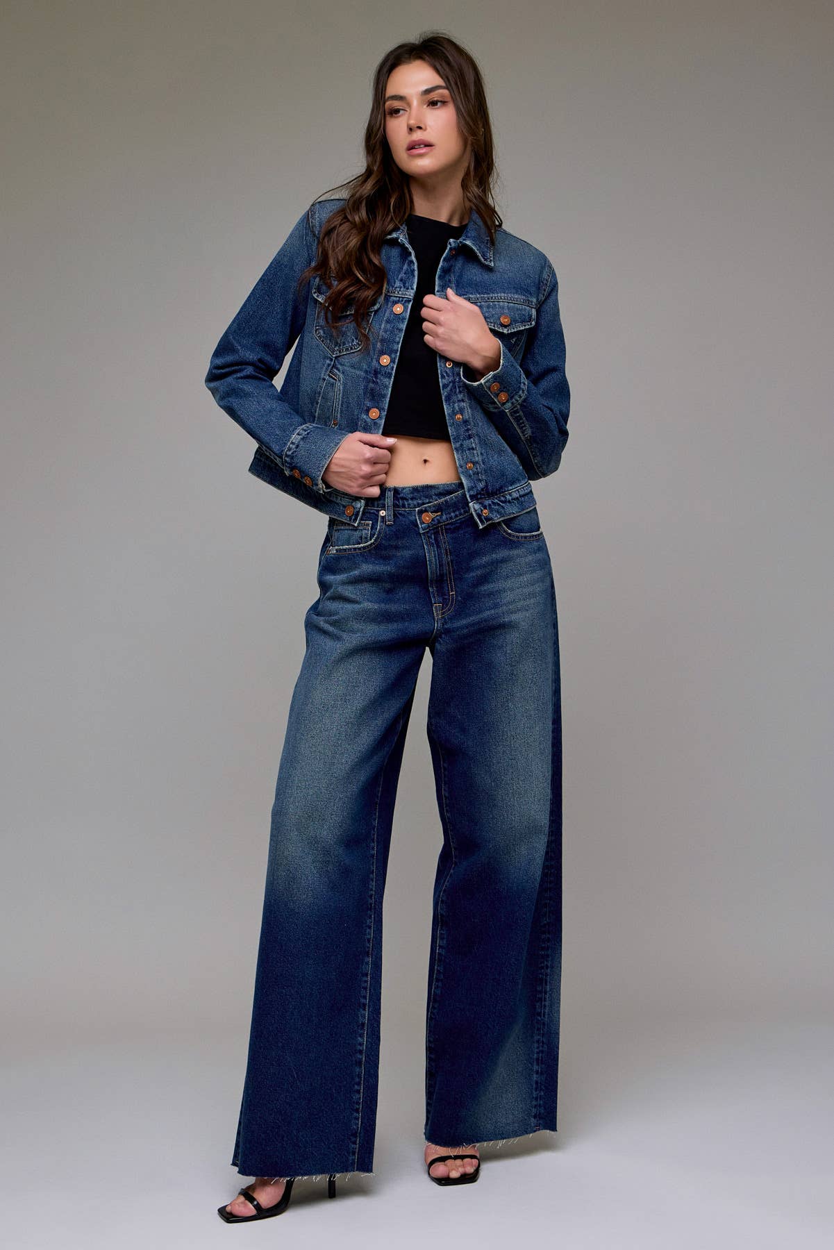 Hidden Jeans- Dark Wash Classic Trucker Jacket