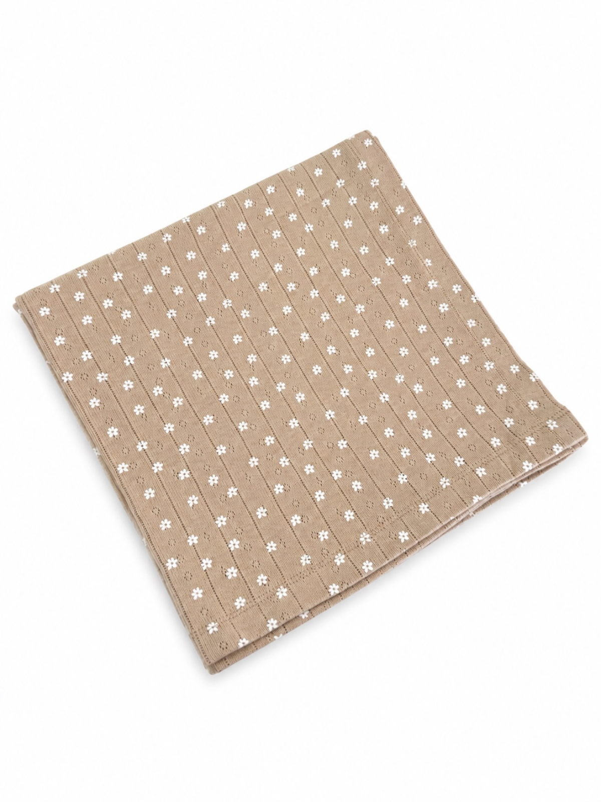 SIIX Collection- Almond Bloom / Organic Pointelle Swaddle