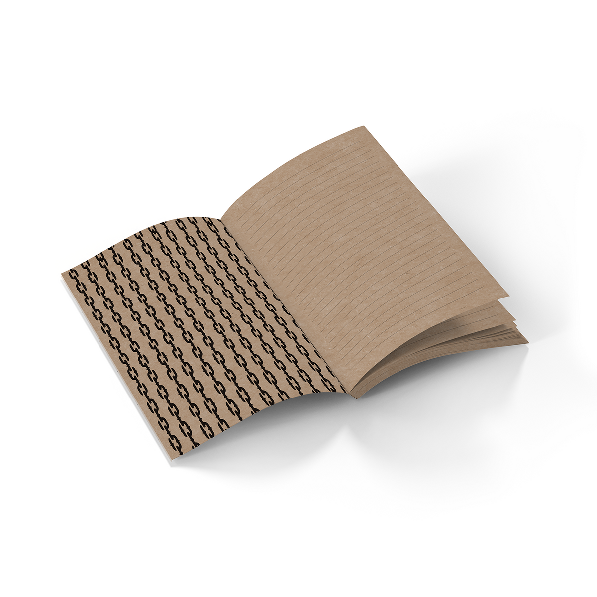 Denik- Bone & Bloom Kraft Classic Layflat Notebook