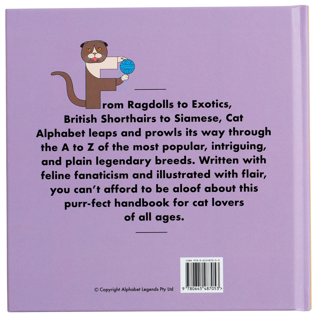 Alphabet Legends- Cat Alphabet Book