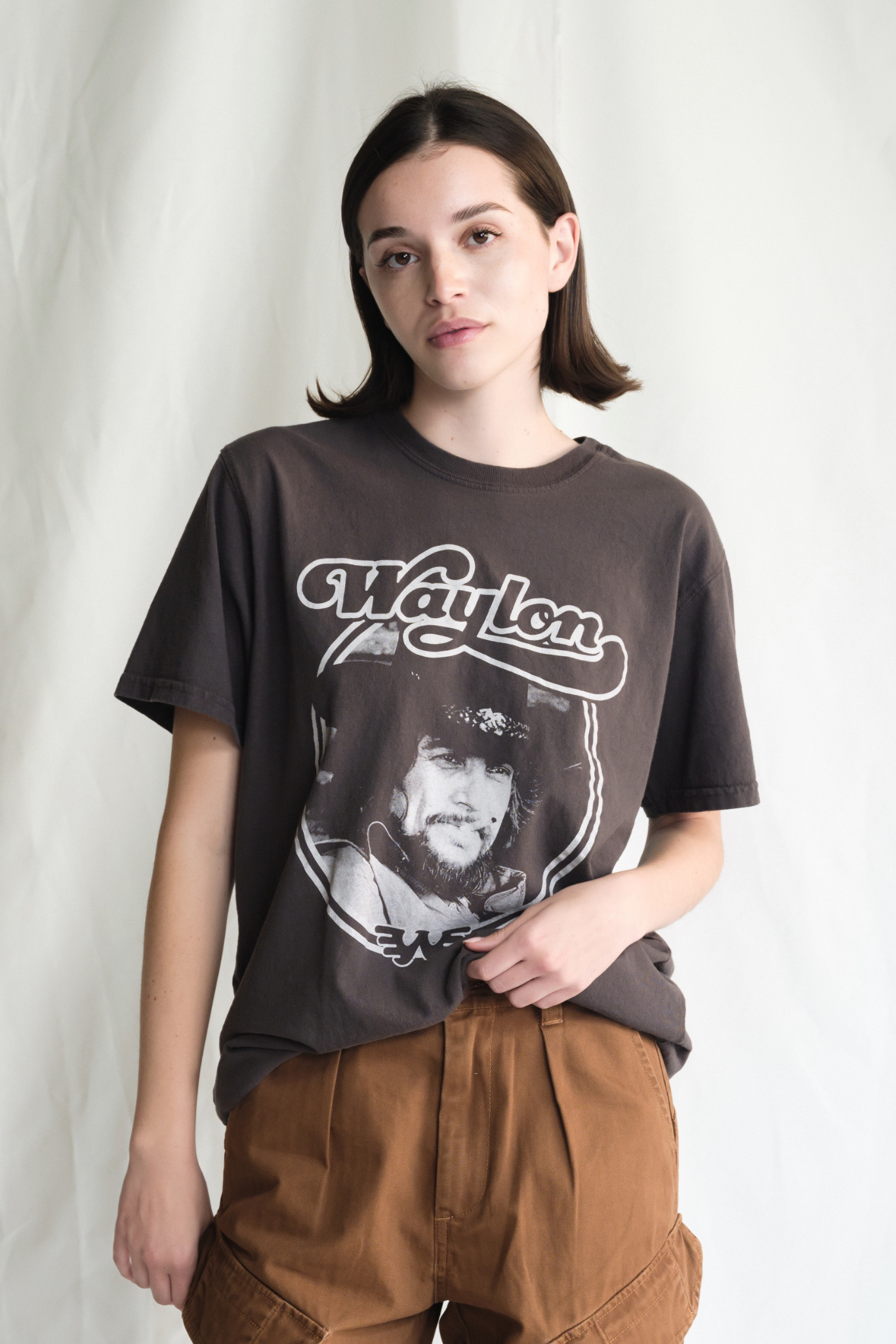 People of Leisure- Waylon Jennings Portrait Tee