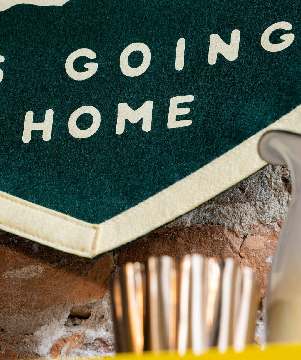 Oxford Pennant- Going to the Mountains is Going Home Camp Flag