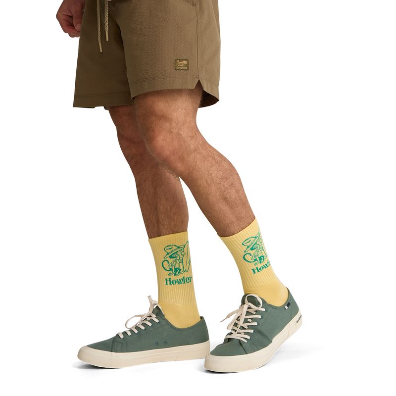 Howler Bros- El Monito Surfs: Yellow Socks