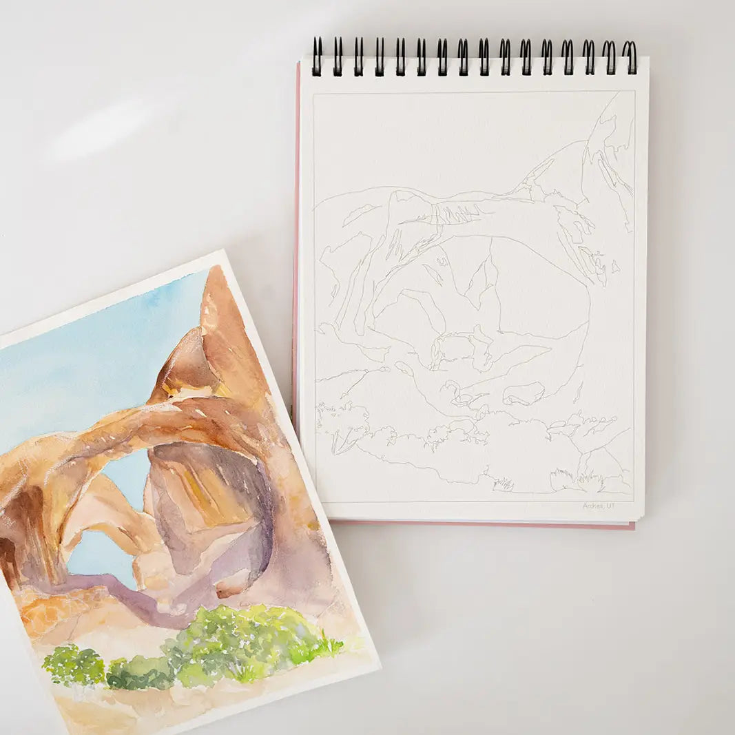 Bailey Rae Studio- National Park Paint Book