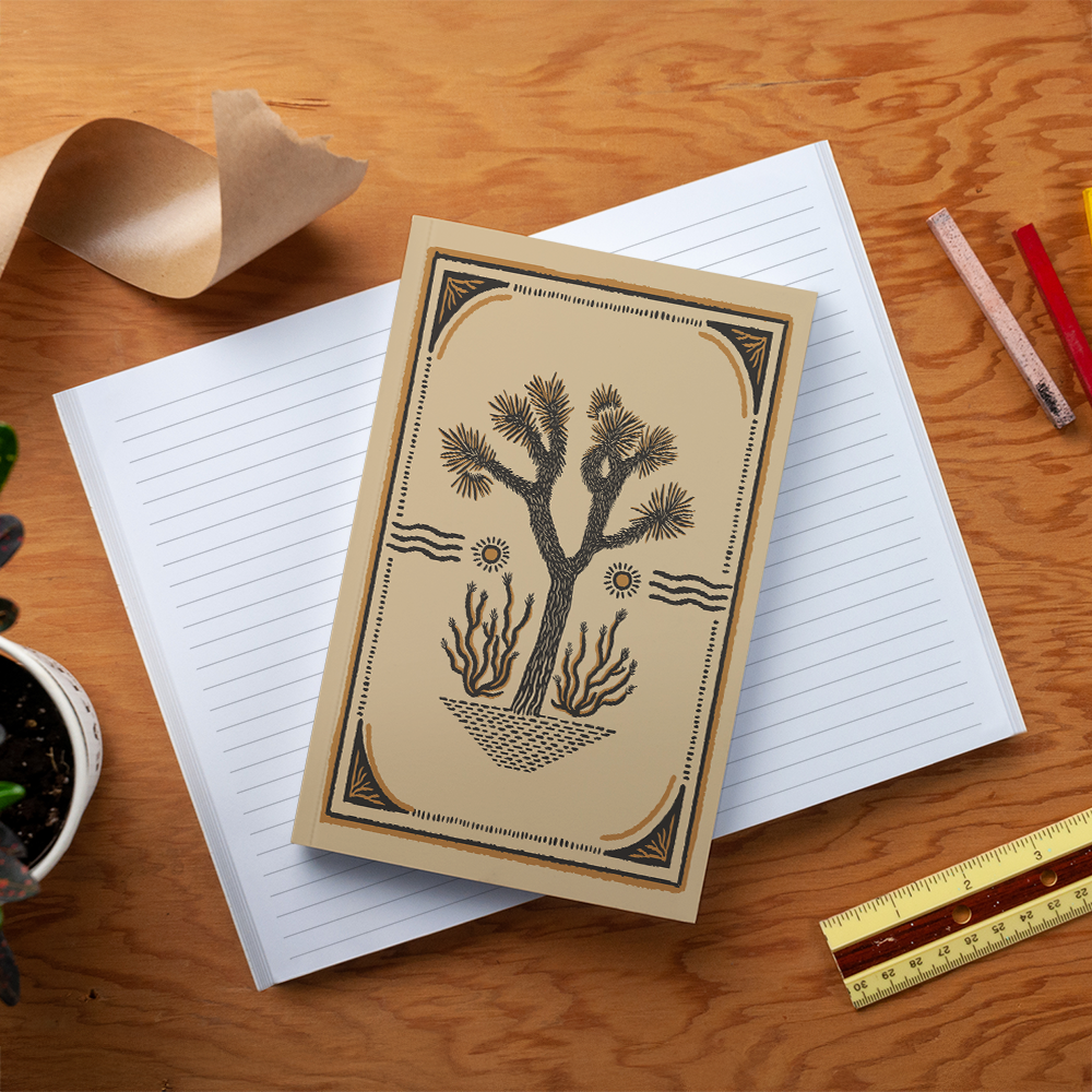 Denik x Rayco- Desert Sunrise Kraft Classic Layflat Notebook