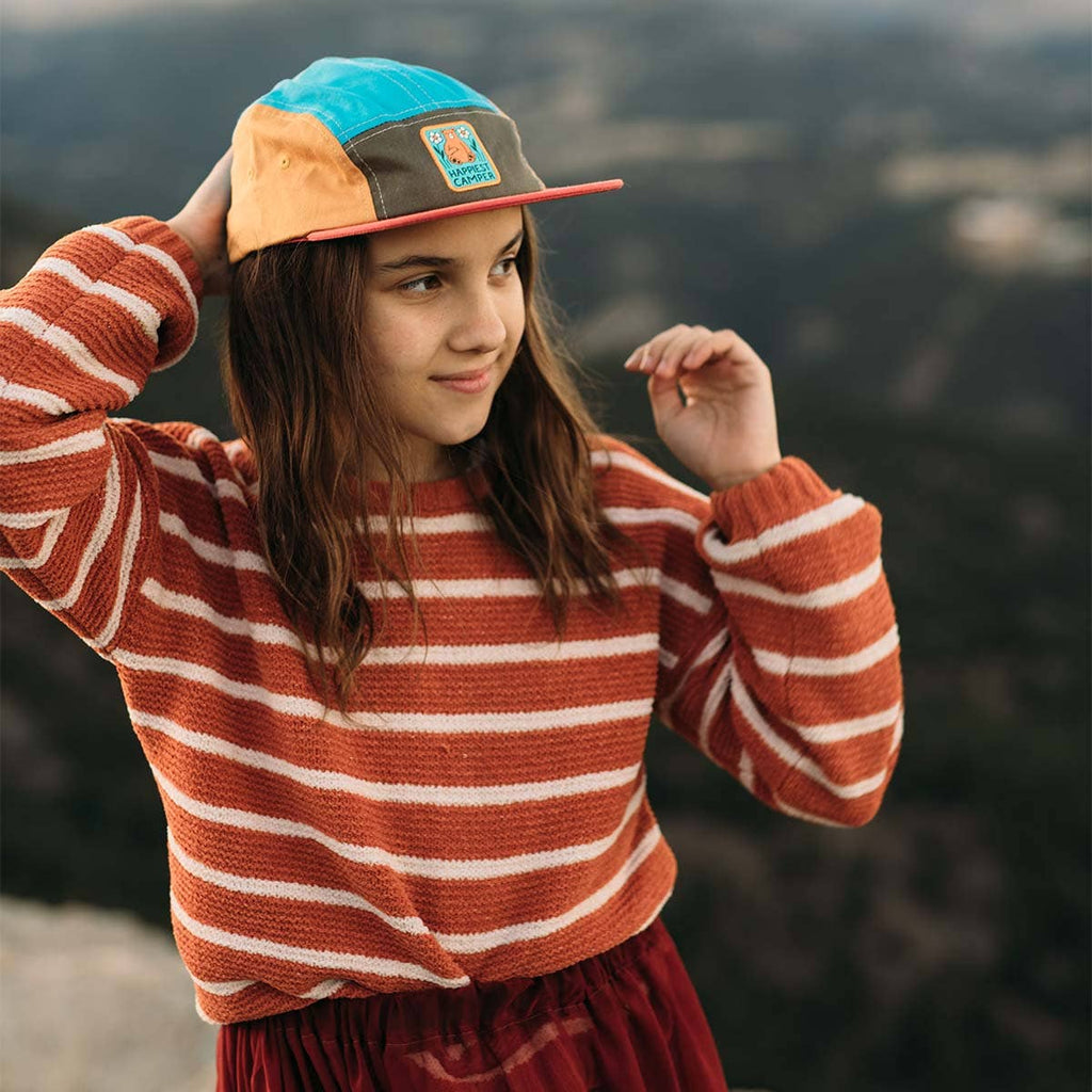 Trek Light- Happiest Camper Bear Baby & Kids Hat