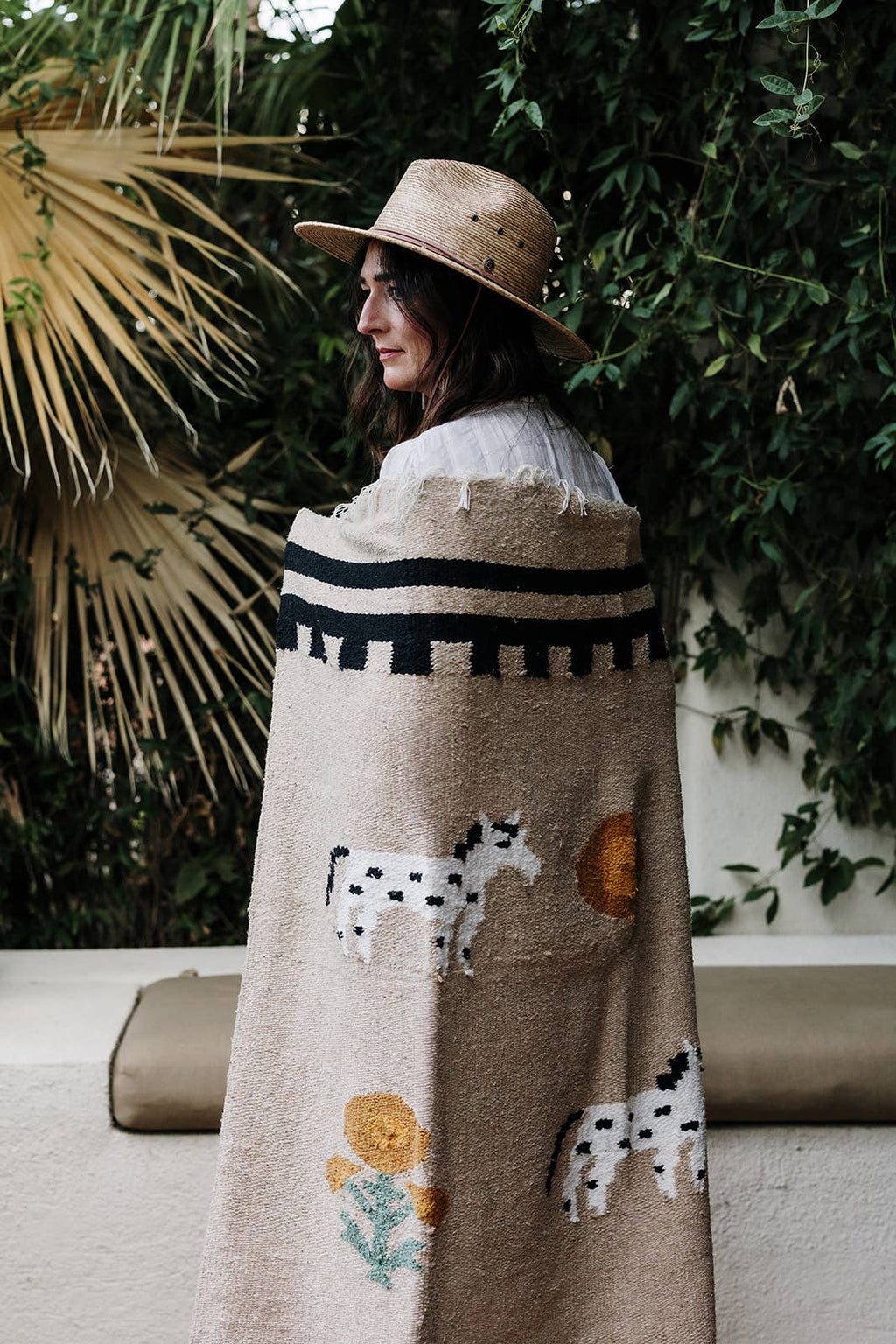 Tribe and True- Poppies 'n Ponies // Handwoven Blanket