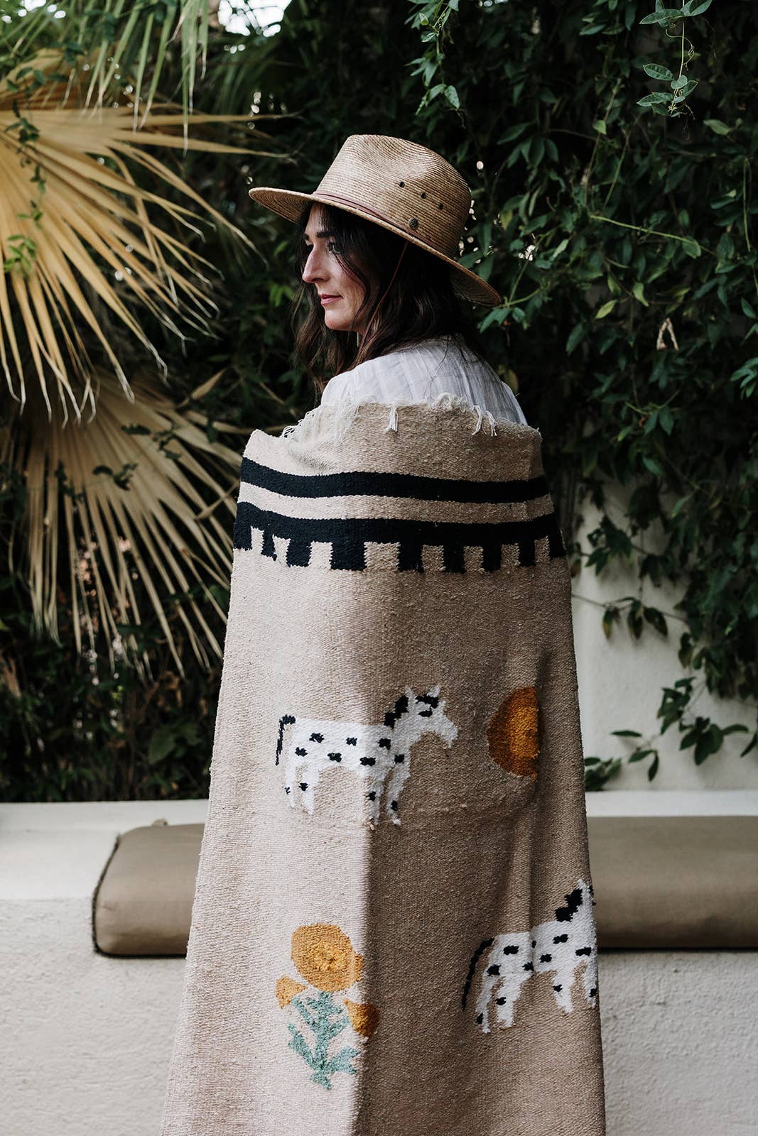 Tribe and True- Poppies 'n Ponies // Handwoven Blanket