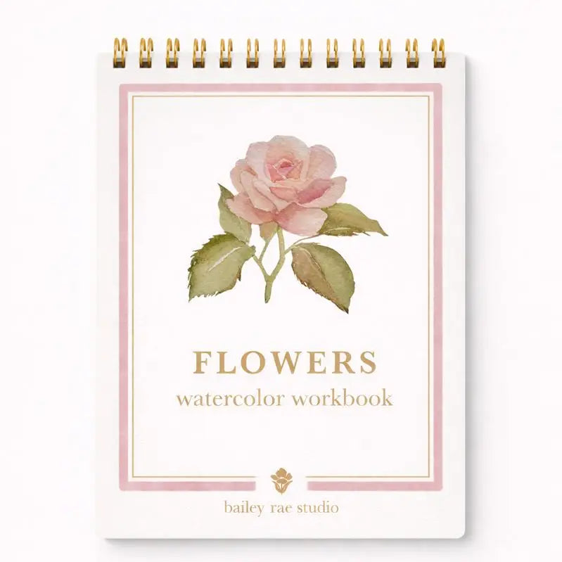 Bailey Rae Studio- Flowers Watercolor Workbook