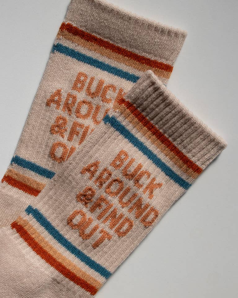 Shop Good- Buck Around and Find Out Western Socks