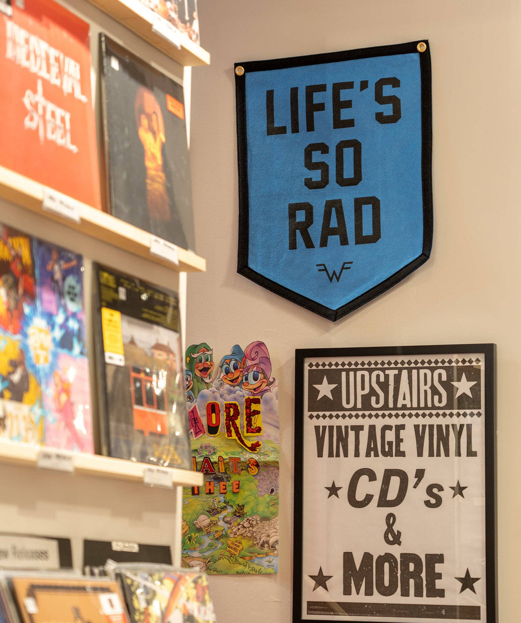 Oxford Pennant- Life's So Rad Camp Flag • Weezer x Oxford Pennant
