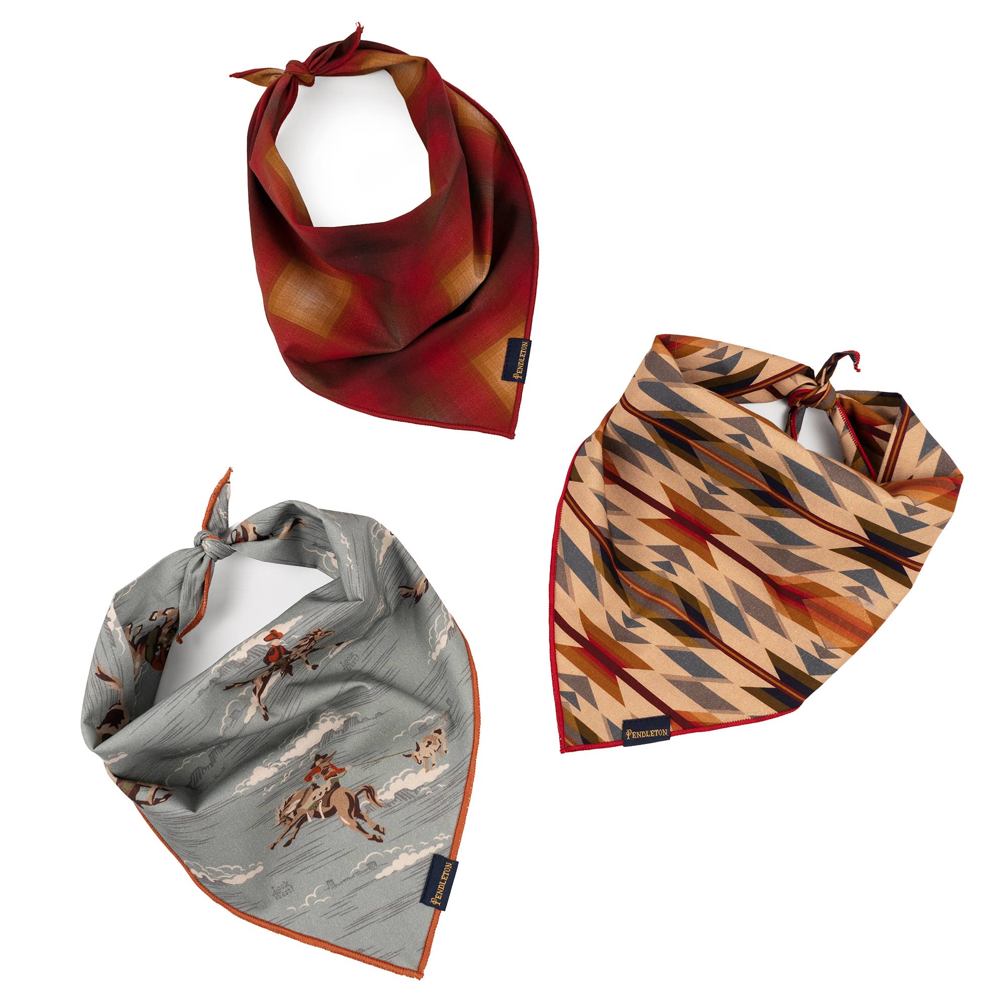 Caroline Pet Company- Pendleton Pet Bandana Multipack