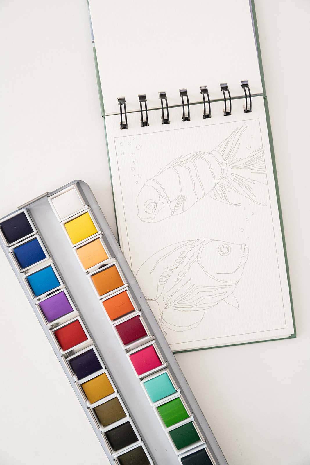 Bailey Rae Studio- A Little Bit of Summer - Mini Watercoloring Book