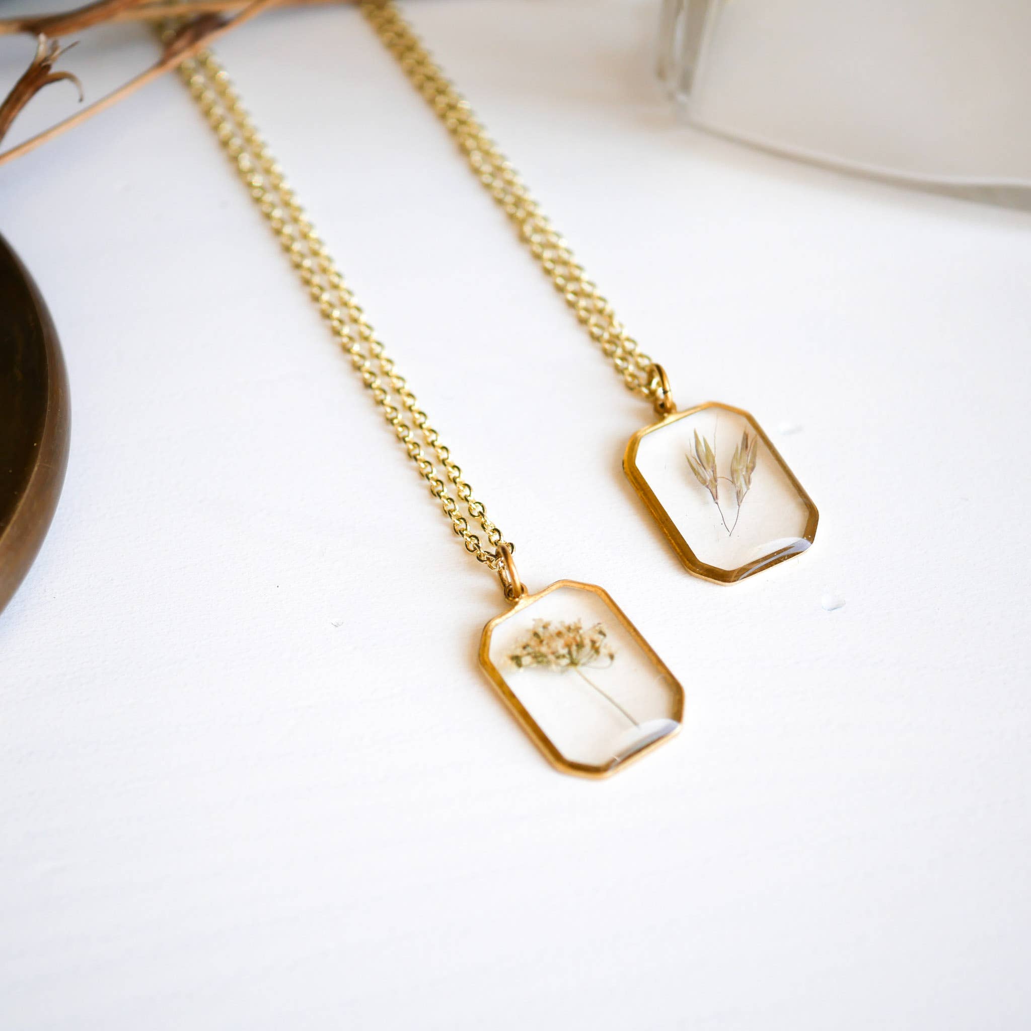 Seed & Soil- Field Frame Necklace