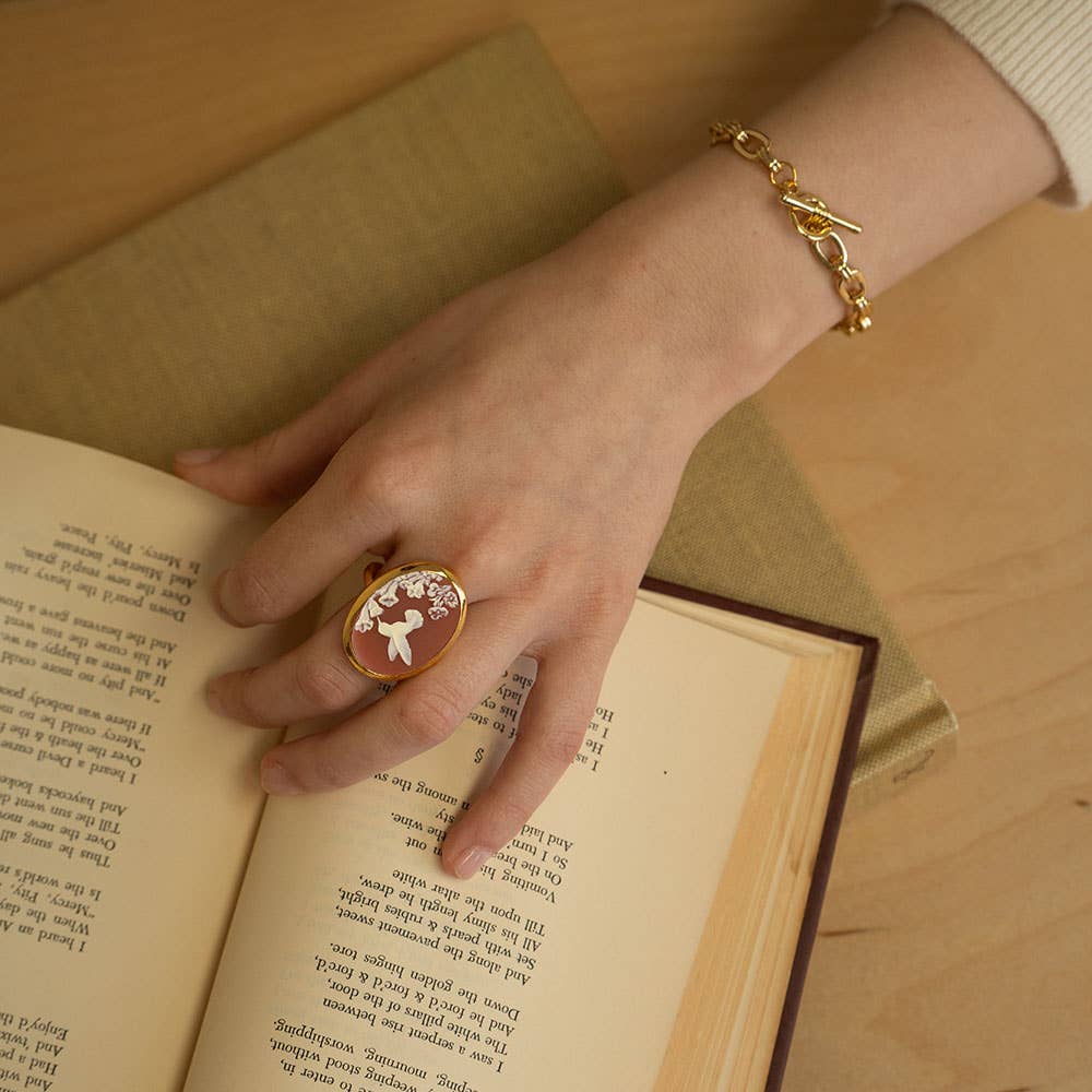 Amano Studio- Hummingbird Cameo Ring
