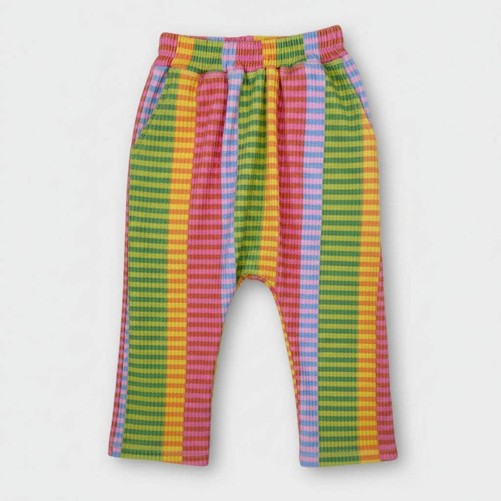 Best Day Ever- Multicolor Harem Kids Good Vibrations Pant