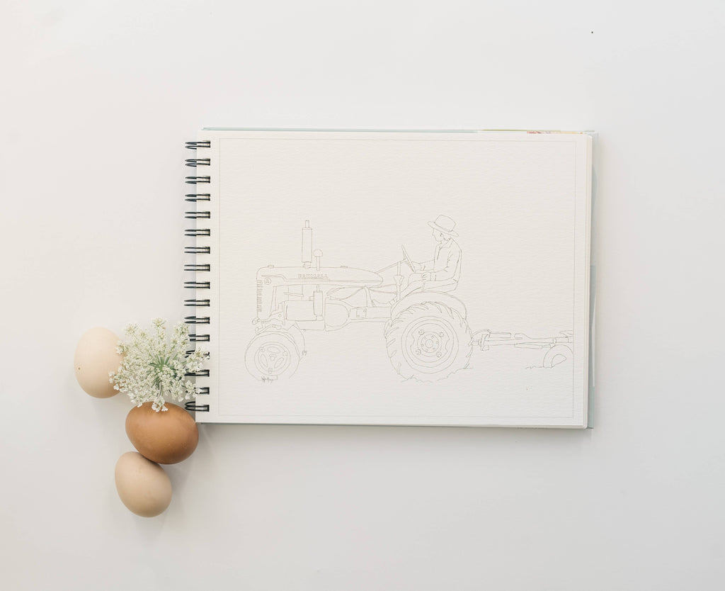Bailey Rae Studio- Country Life Watercoloring Book