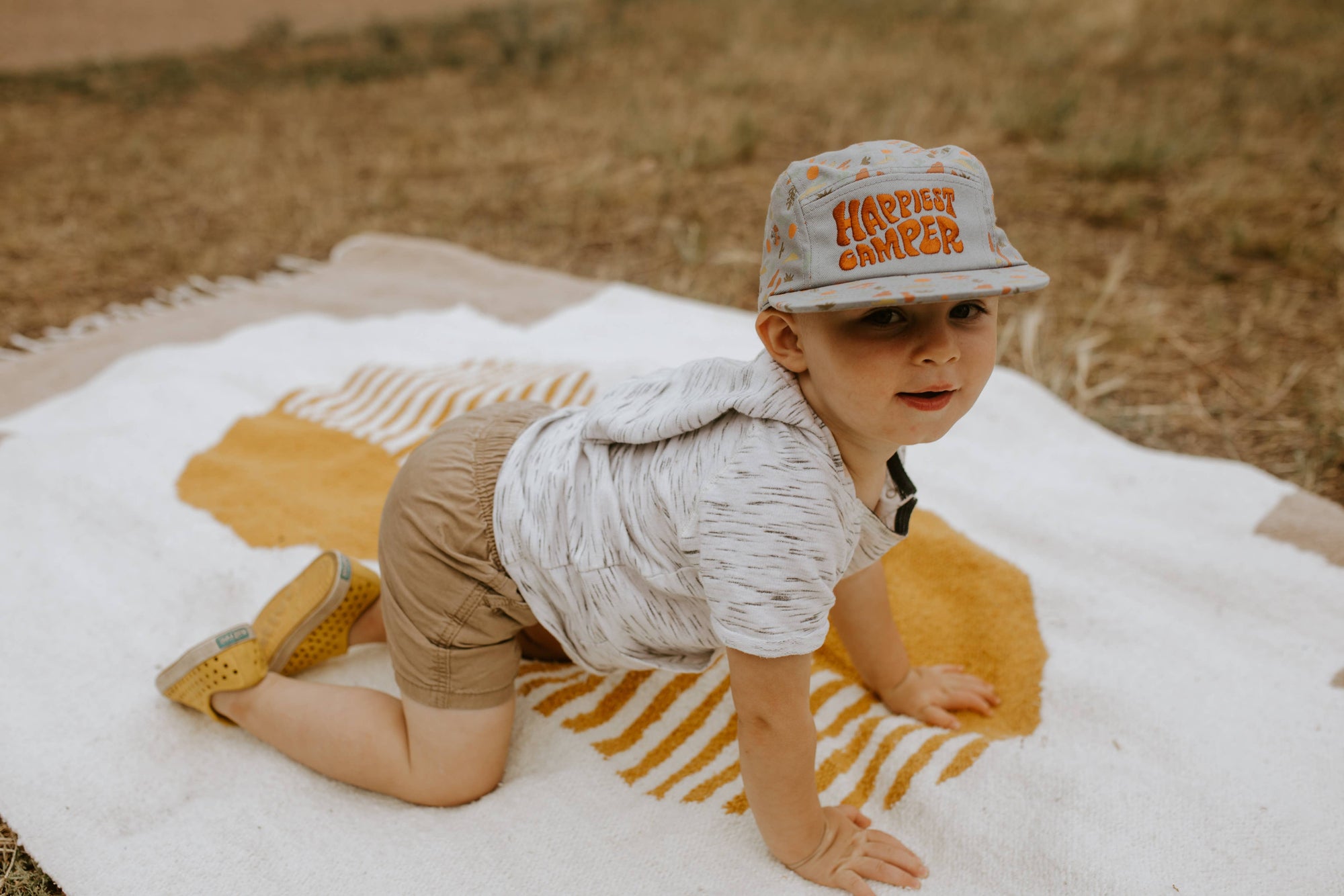 Trek Light- Happiest Camper Baby & Kids Hat