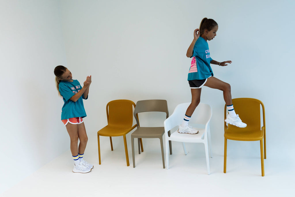 Minimalist Folk Co.- Cool Kids Read Books | TEAL + PINK| OVERSIZED KIDS TEE