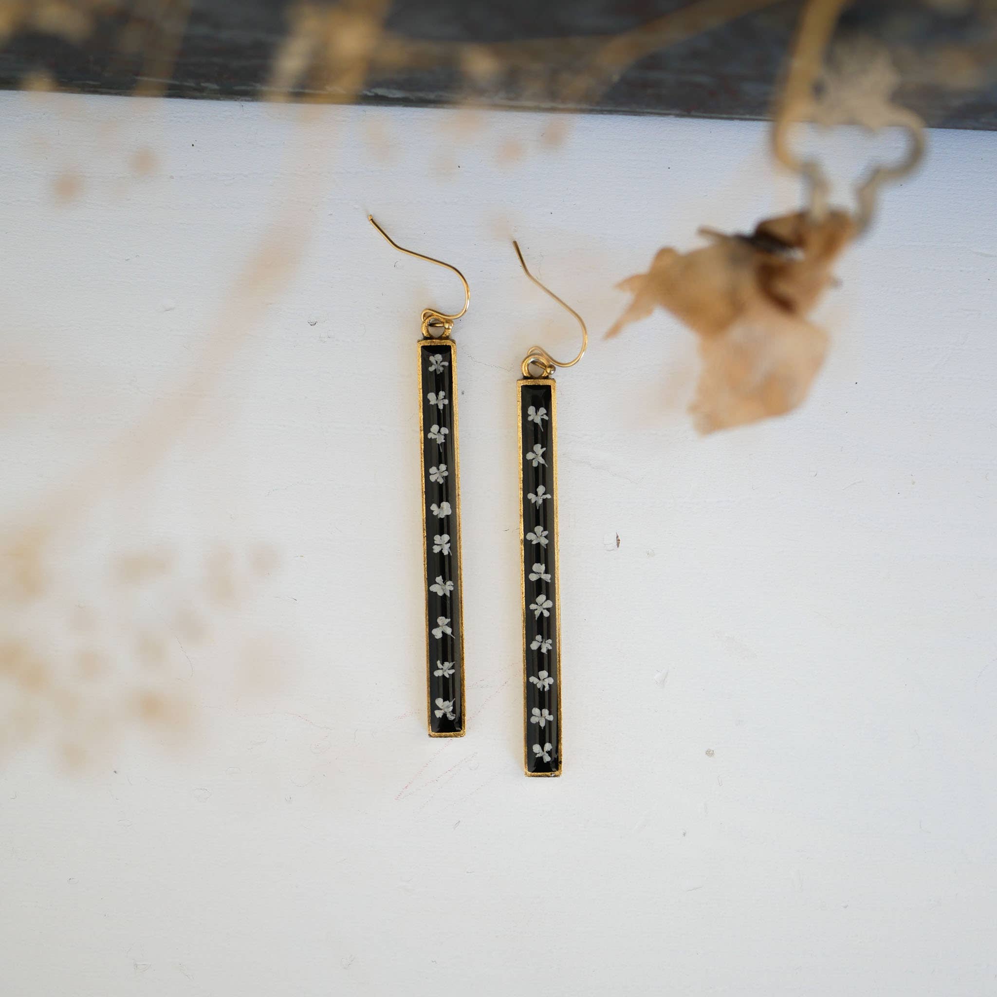 Seed & Soil- Queen Anne's Lace Cascading Earrings